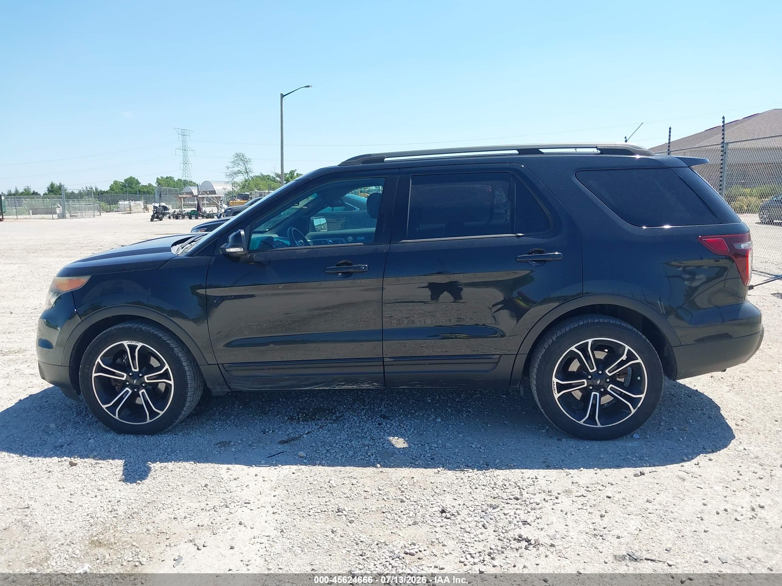2015 Ford Explorer Sport Черный vin: 1FM5K8GT2FGA96322