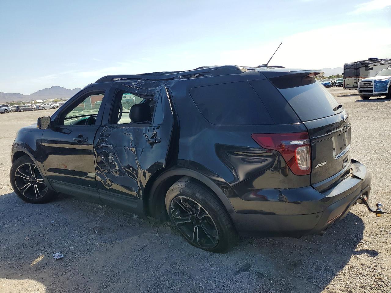 2015 Ford Explorer Sport Черный vin: 1FM5K8GT2FGB02295