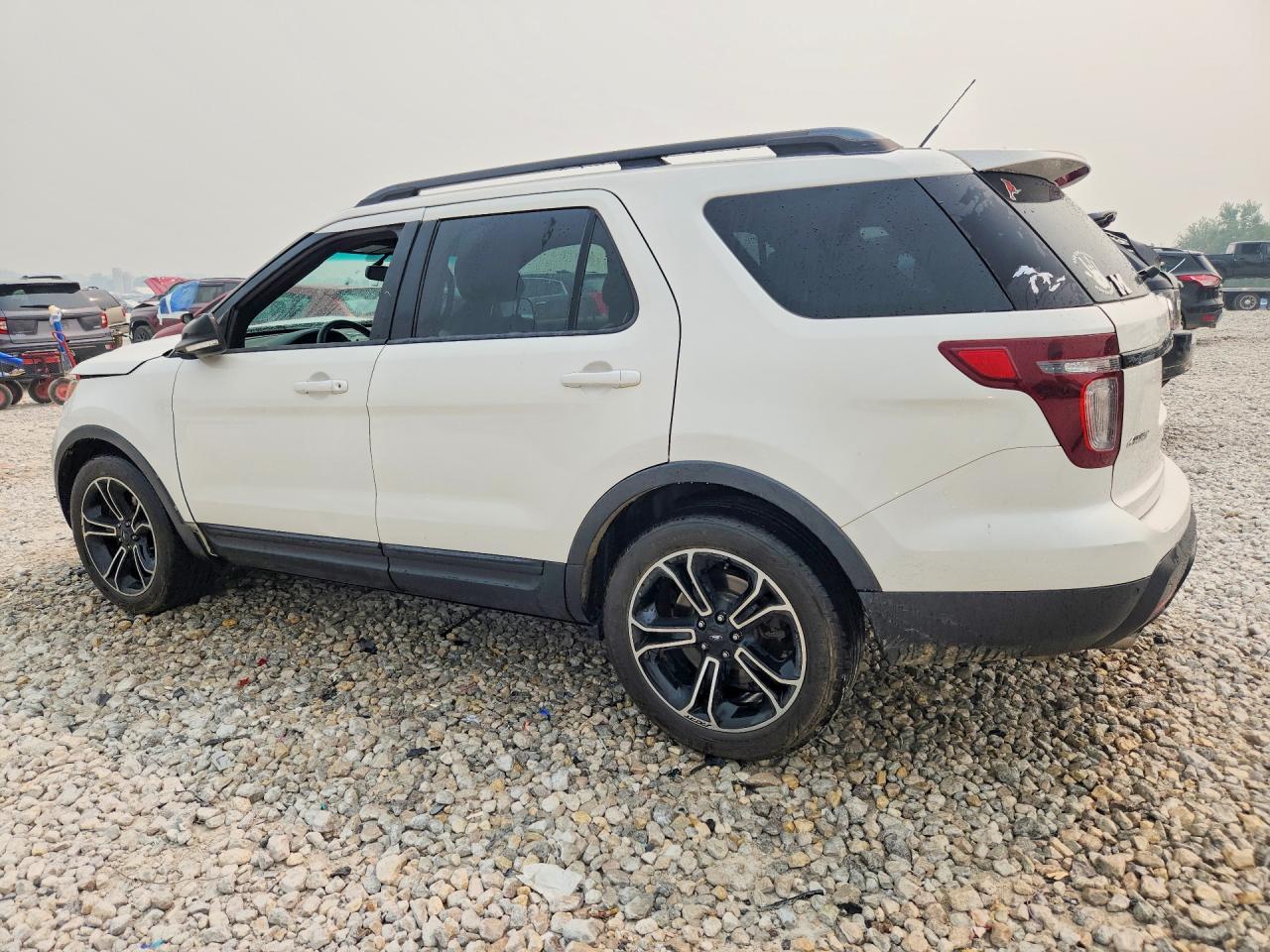 2015 Ford Explorer Sport White vin: 1FM5K8GT2FGB39279