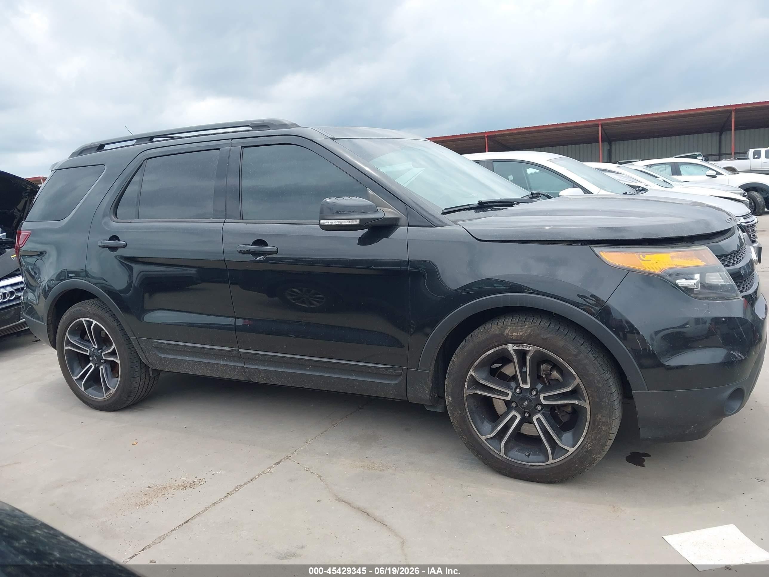 2015 Ford Explorer Sport Black vin: 1FM5K8GT2FGB89096