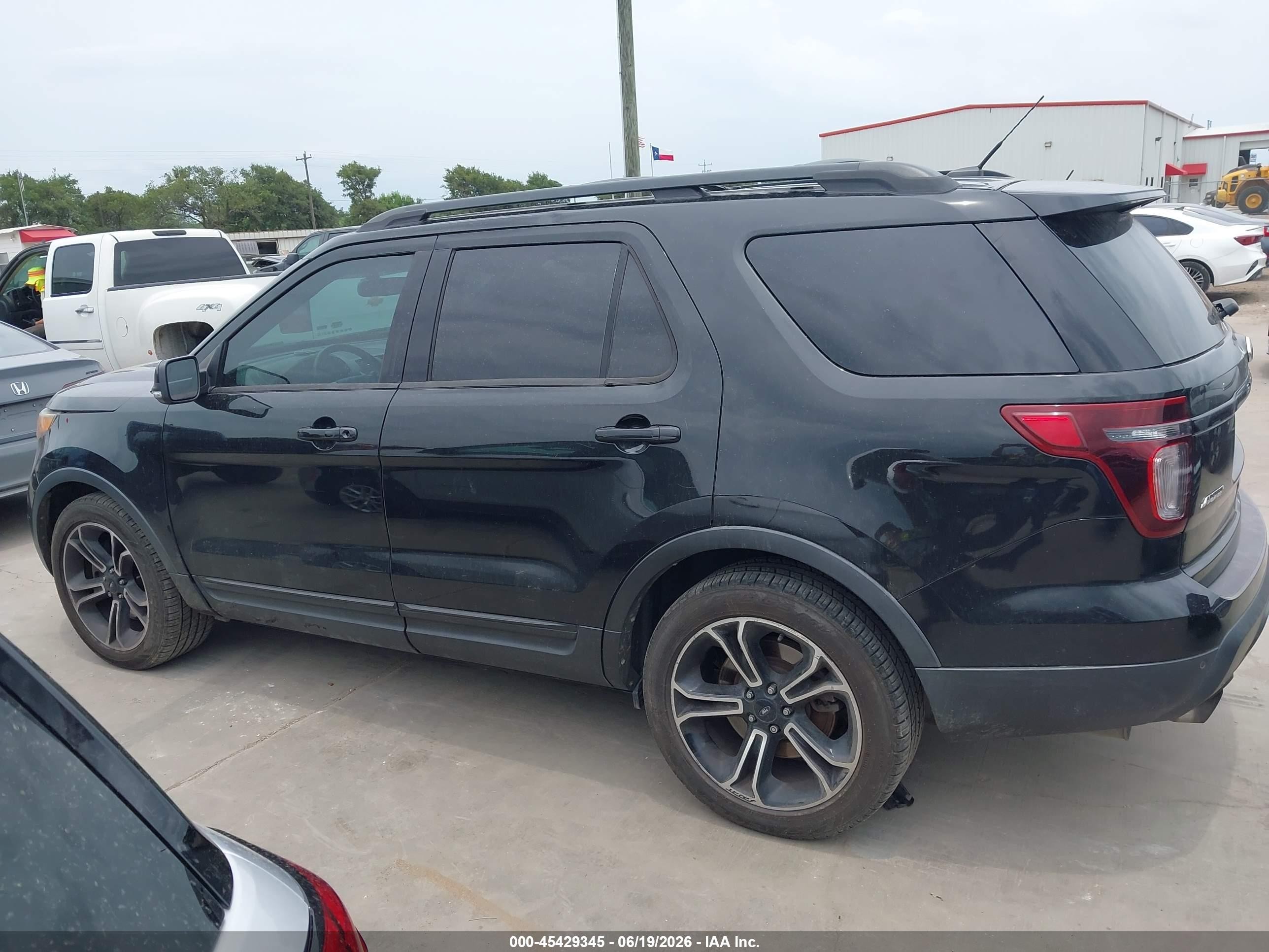 2015 Ford Explorer Sport Black vin: 1FM5K8GT2FGB89096
