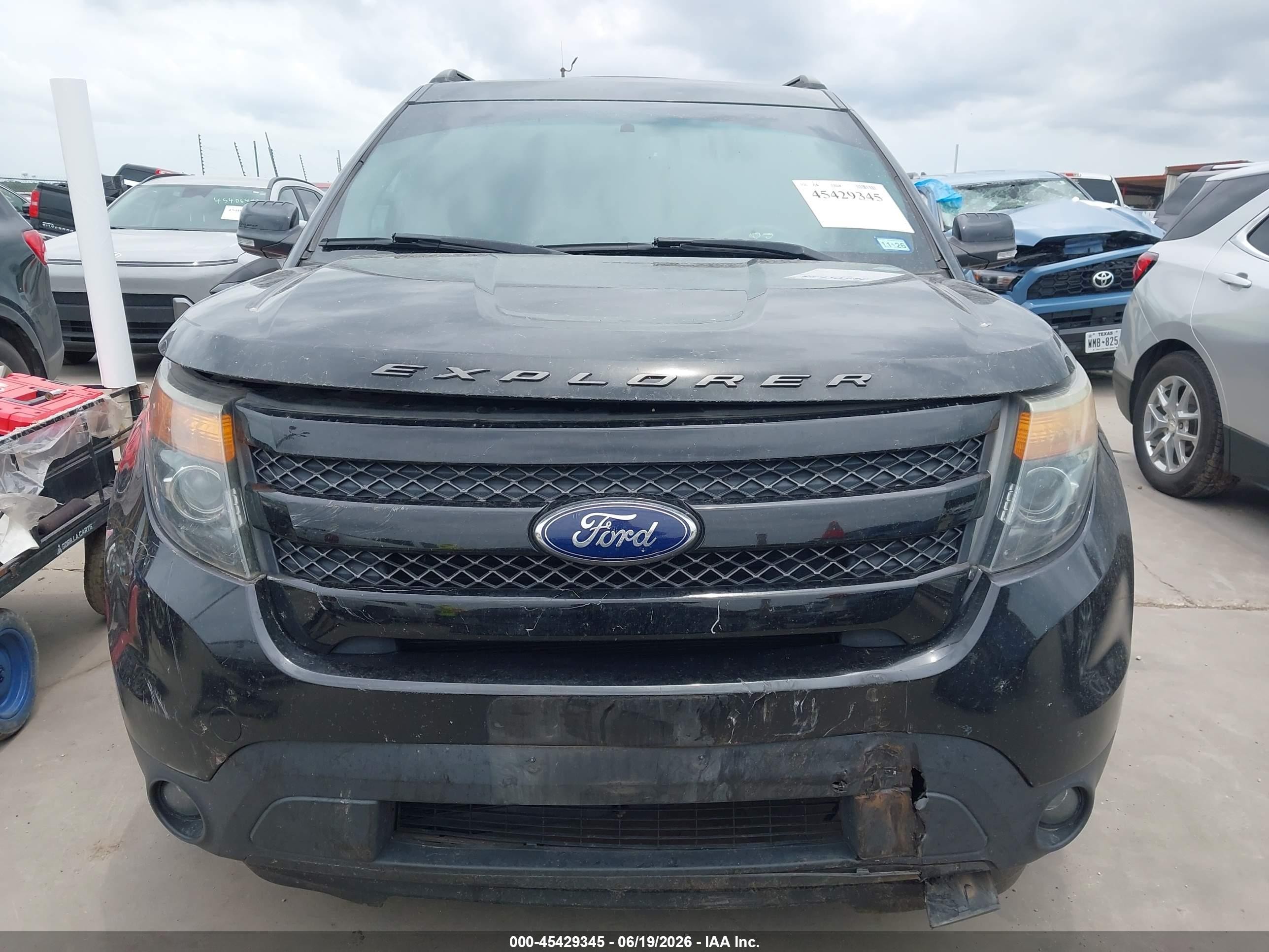 2015 Ford Explorer Sport Black vin: 1FM5K8GT2FGB89096