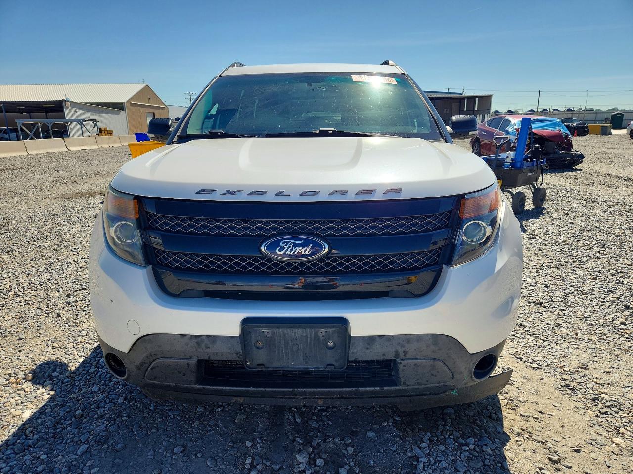2015 Ford Explorer Sport White vin: 1FM5K8GT2FGC38717