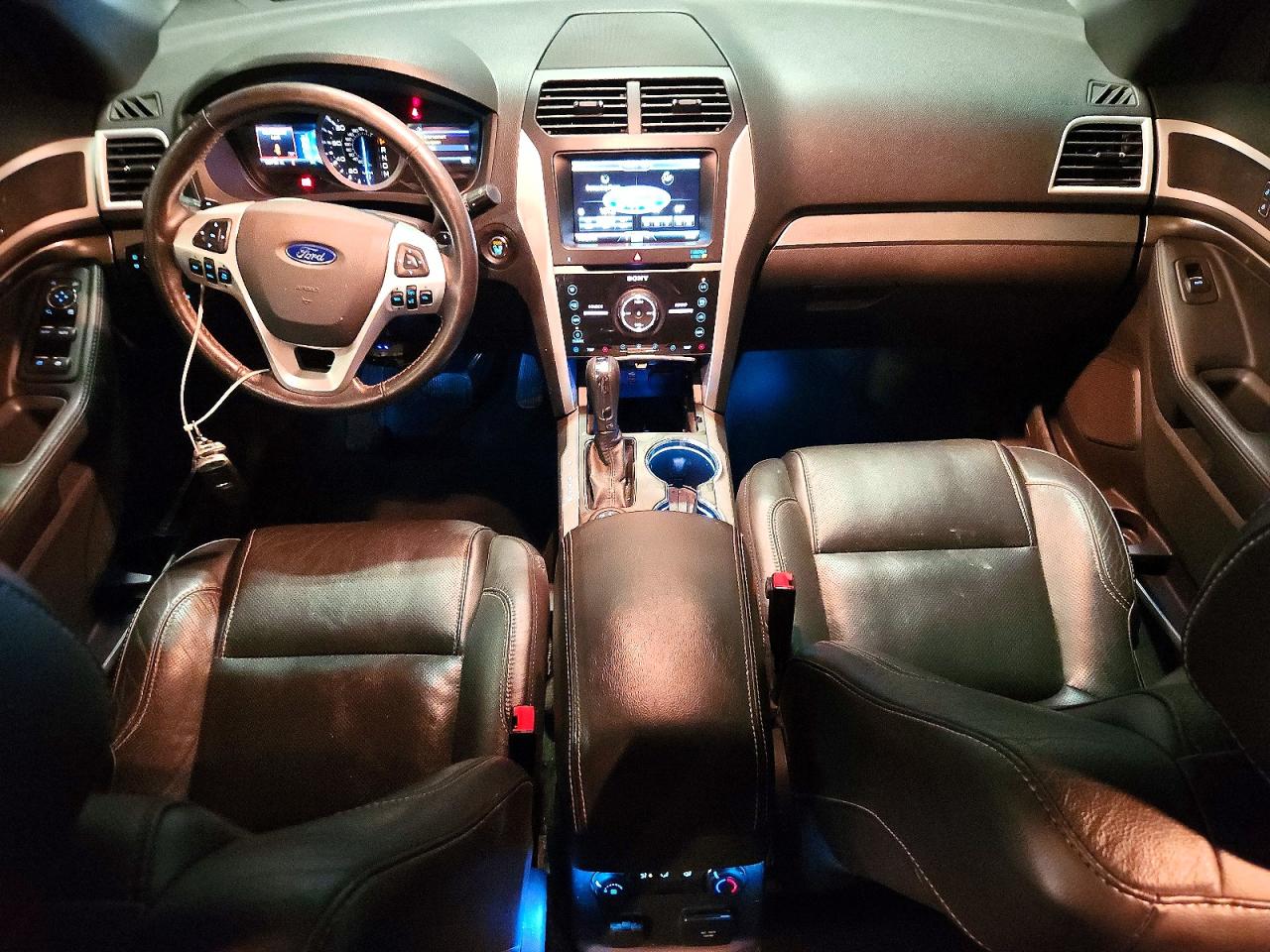 2015 Ford Explorer Sport Gray vin: 1FM5K8GT2FGC50110
