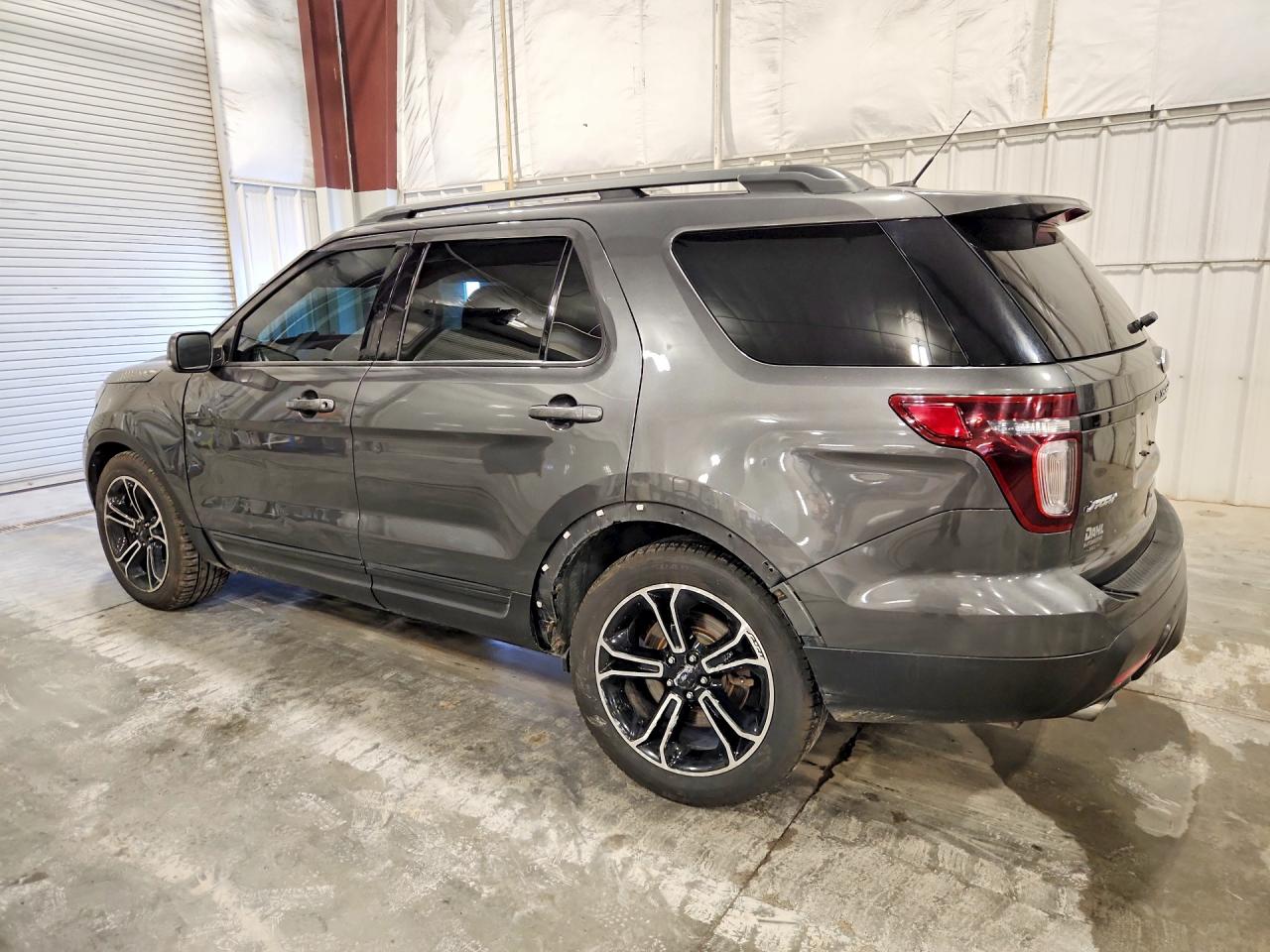 2015 Ford Explorer Sport Gray vin: 1FM5K8GT2FGC50110