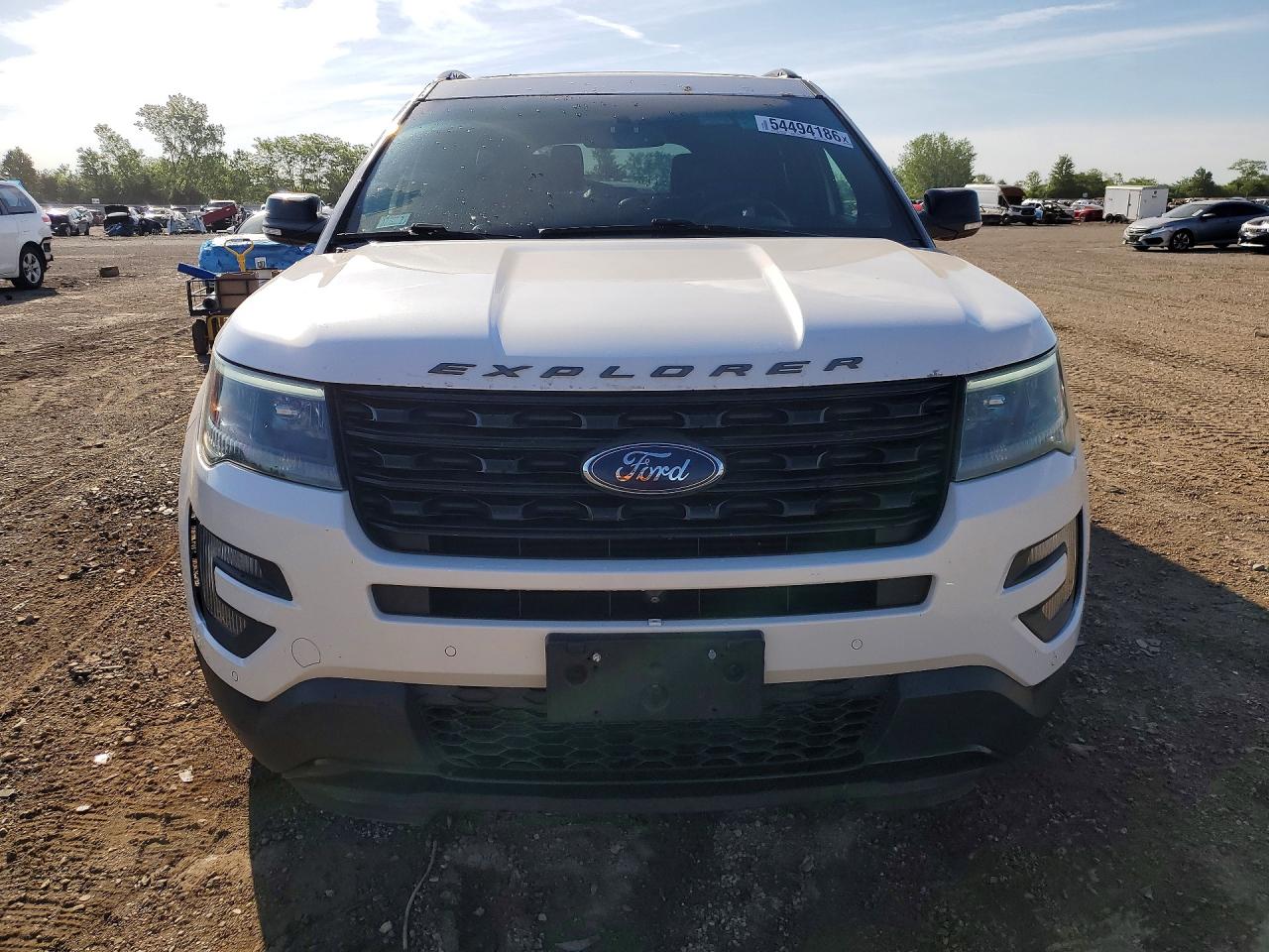 2016 Ford Explorer Sport Белый vin: 1FM5K8GT2GGA13442