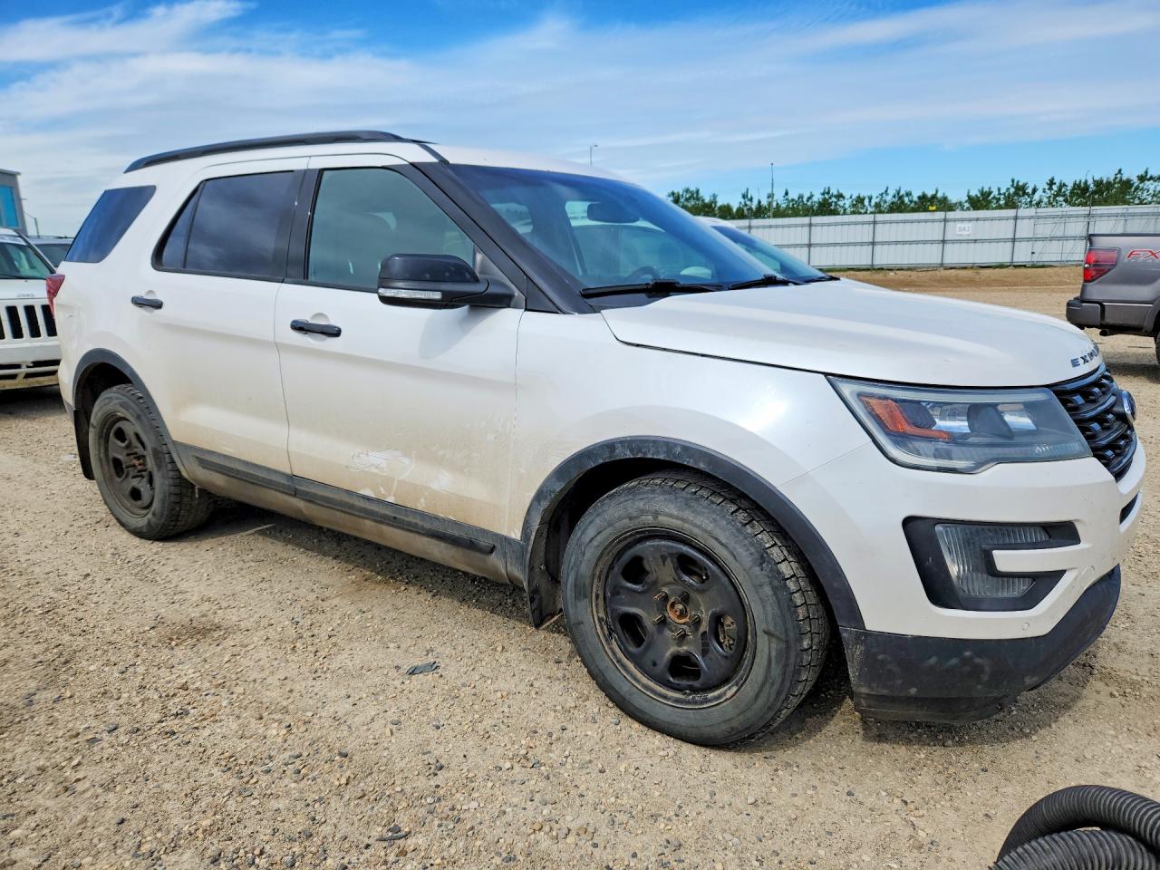 2016 Ford Explorer Sport White vin: 1FM5K8GT2GGA73172