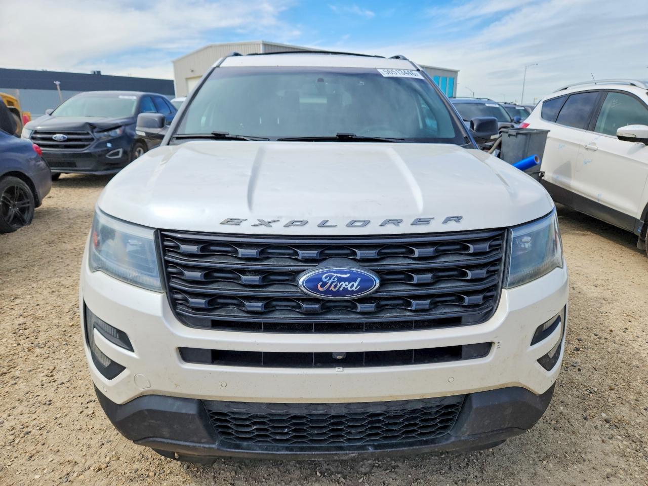 2016 Ford Explorer Sport White vin: 1FM5K8GT2GGA73172
