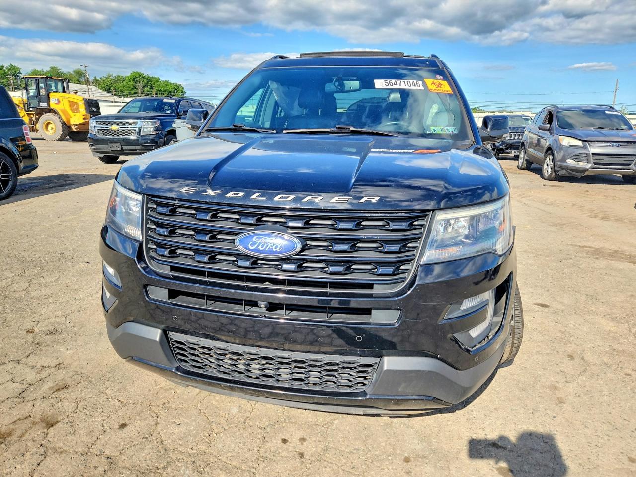 2017 Ford Explorer Sport Black vin: 1FM5K8GT2HGD75790