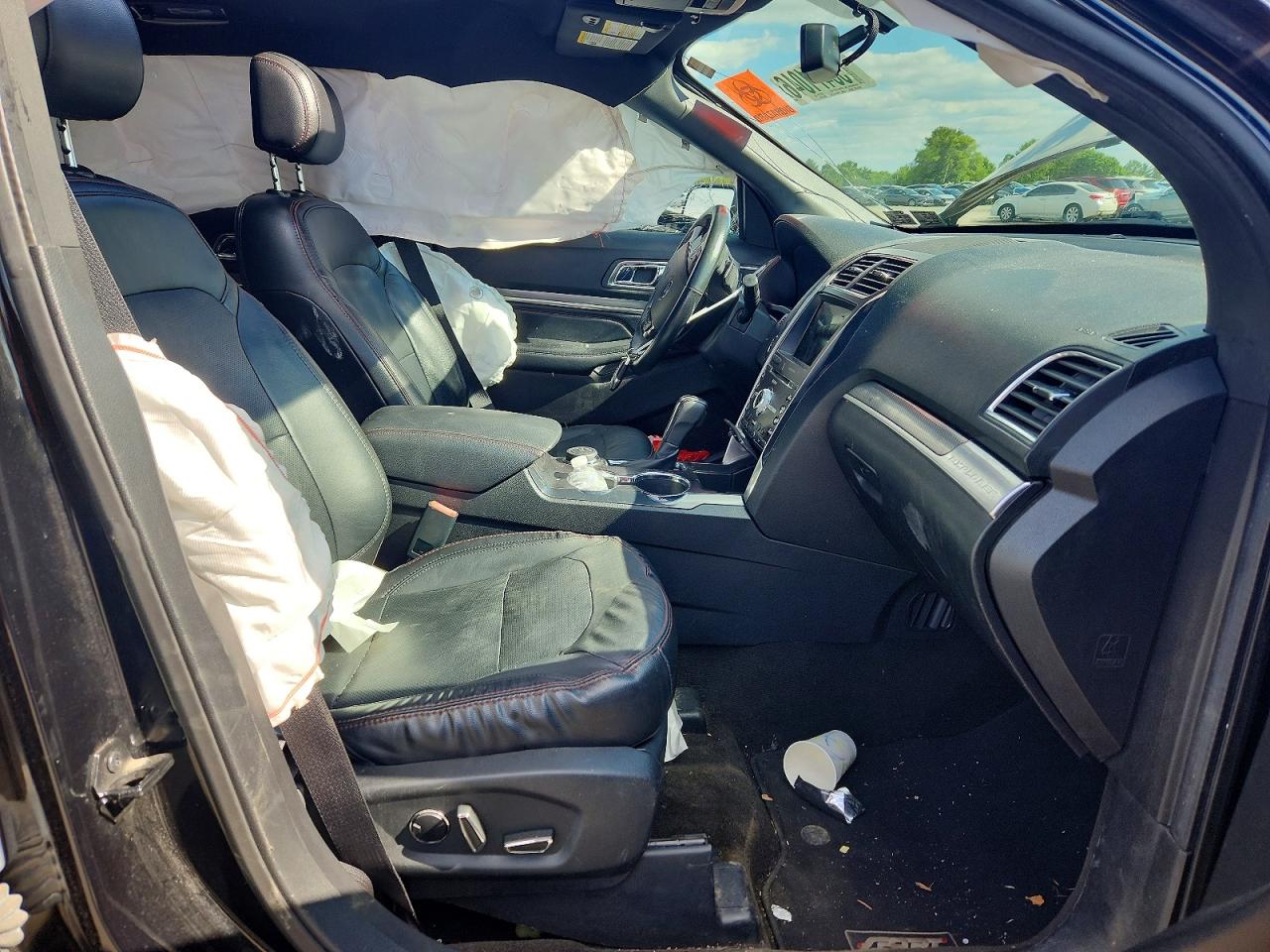 2017 Ford Explorer Sport Black vin: 1FM5K8GT2HGD75790