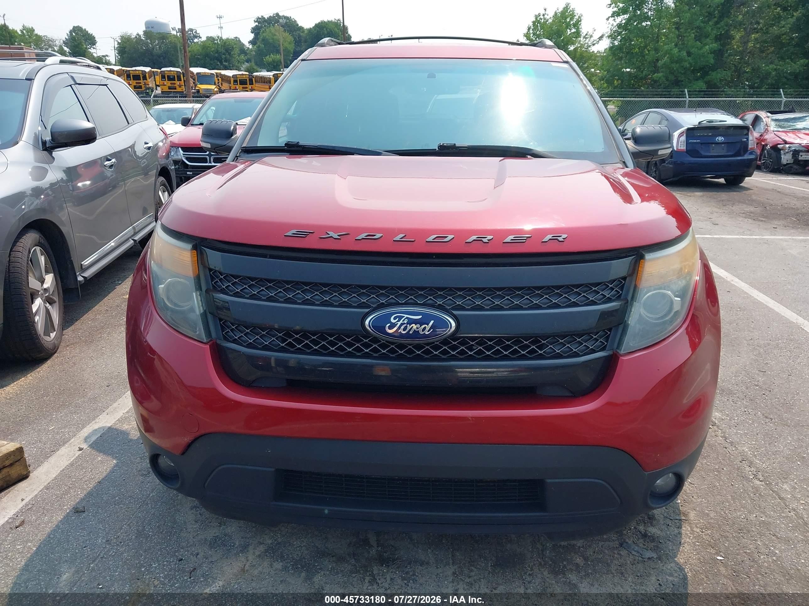 2013 Ford Explorer Sport Maroon vin: 1FM5K8GT3DGC03939