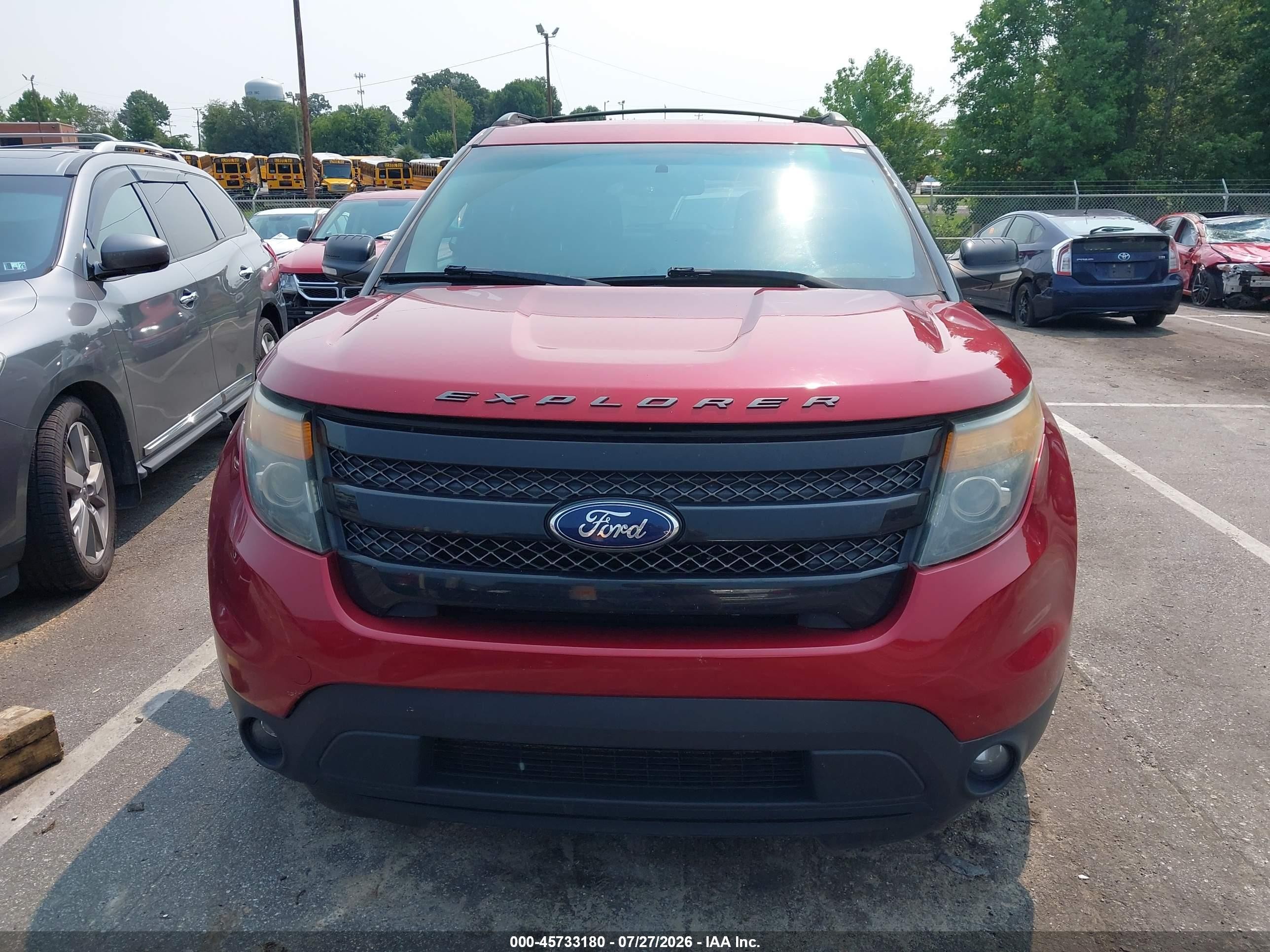 2013 Ford Explorer Sport Maroon vin: 1FM5K8GT3DGC03939