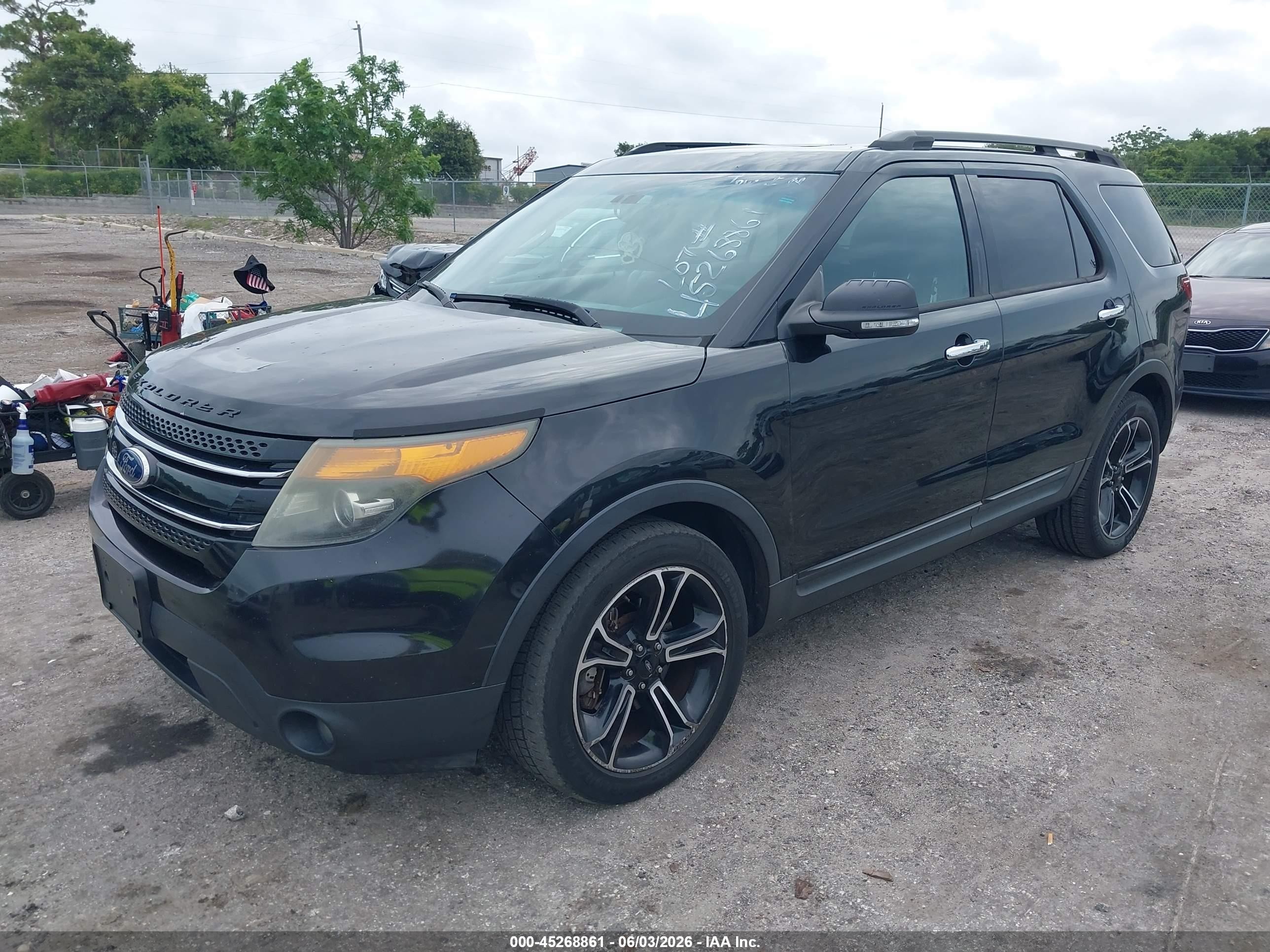 2013 Ford Explorer Sport Black vin: 1FM5K8GT3DGC58259