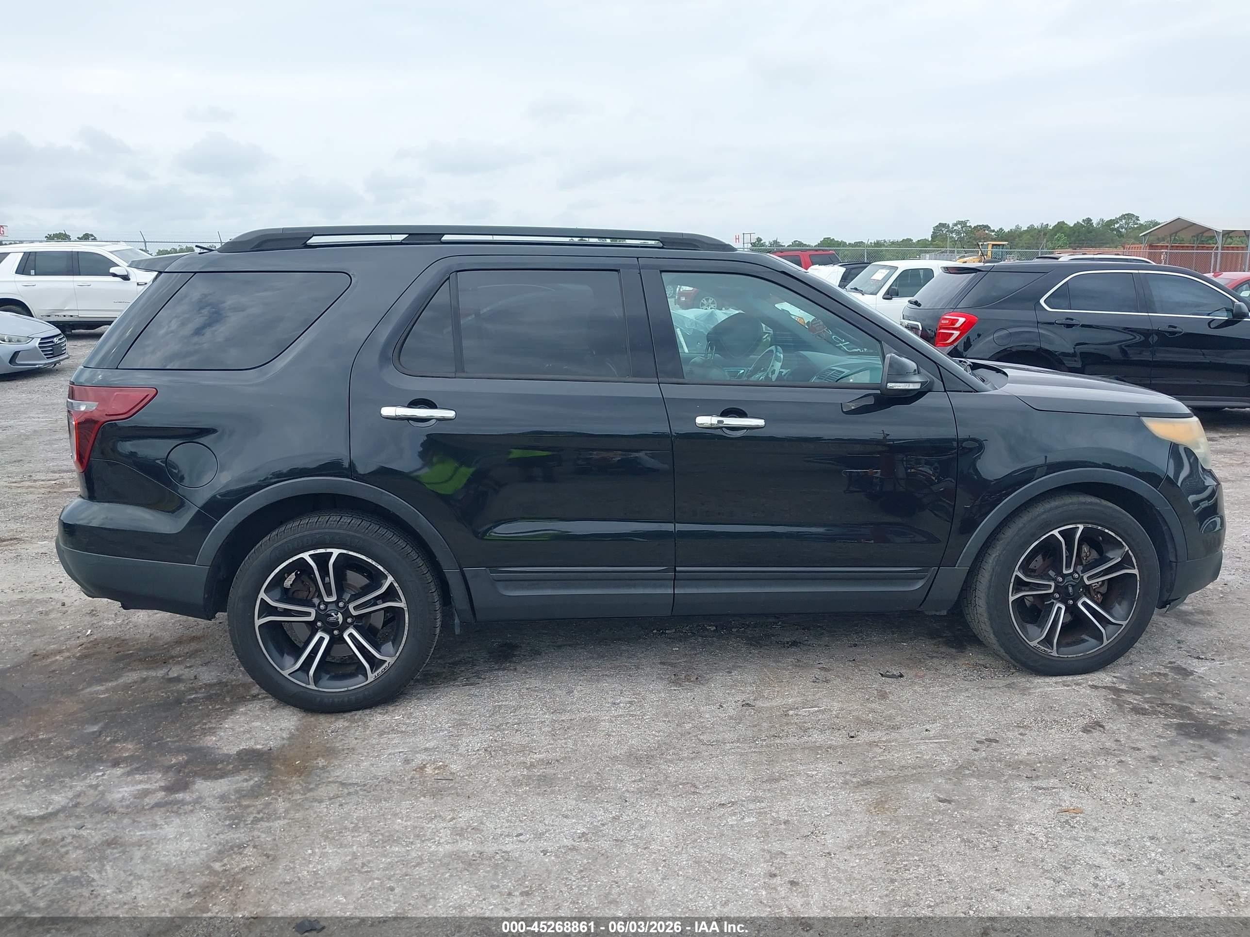 2013 Ford Explorer Sport Black vin: 1FM5K8GT3DGC58259