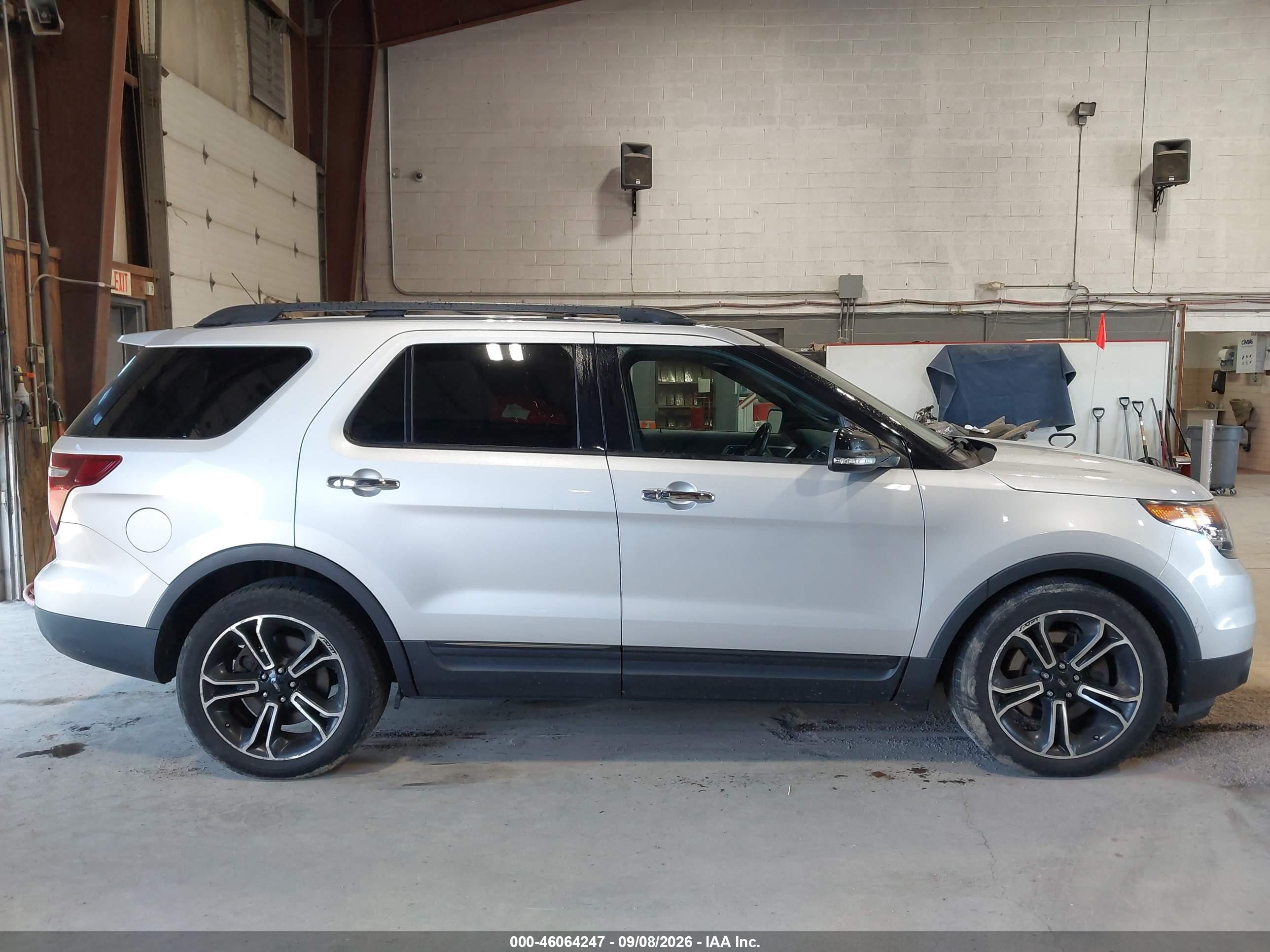 2013 Ford Explorer Sport Silver vin: 1FM5K8GT3DGC89284