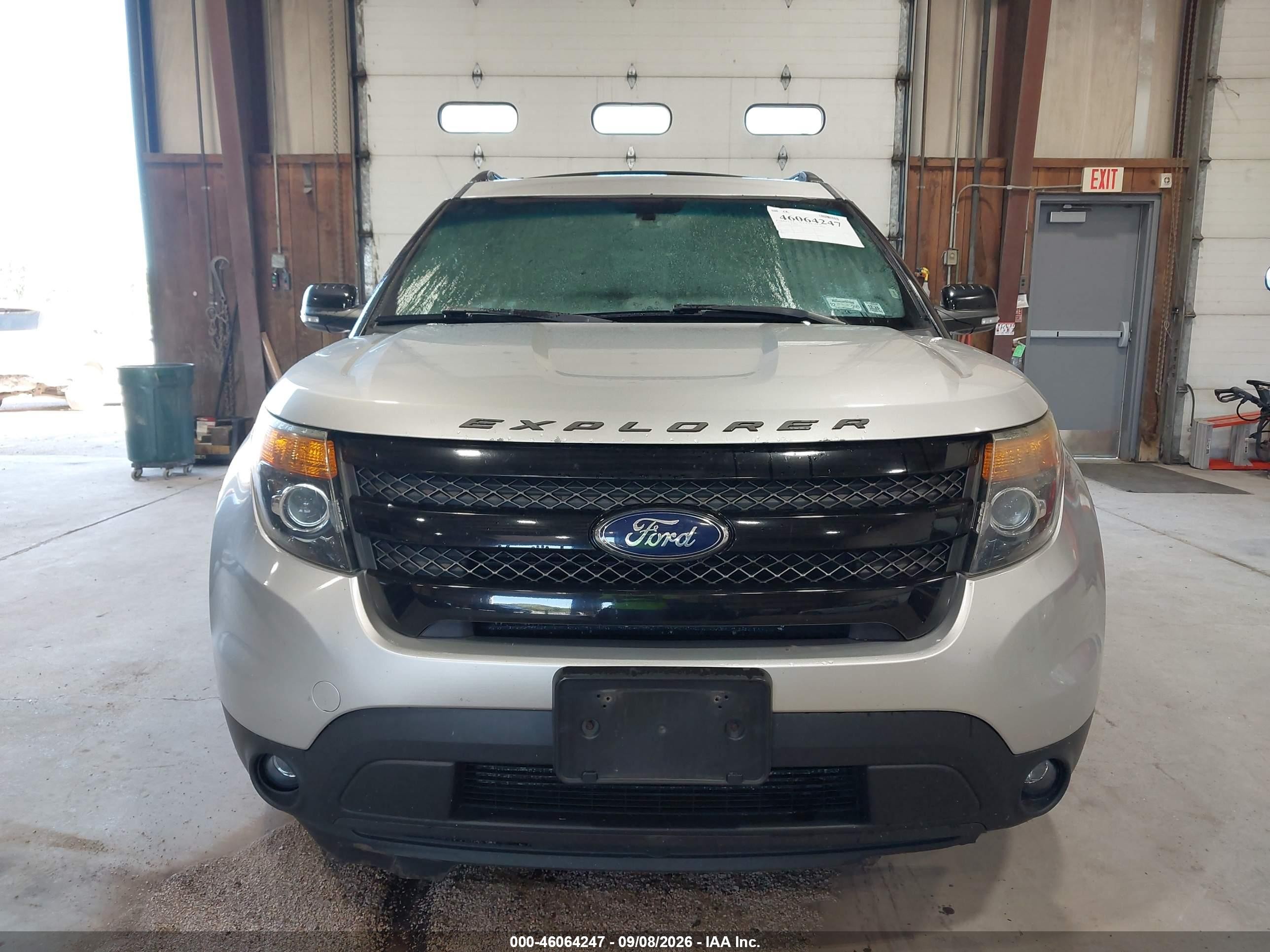 2013 Ford Explorer Sport Silver vin: 1FM5K8GT3DGC89284