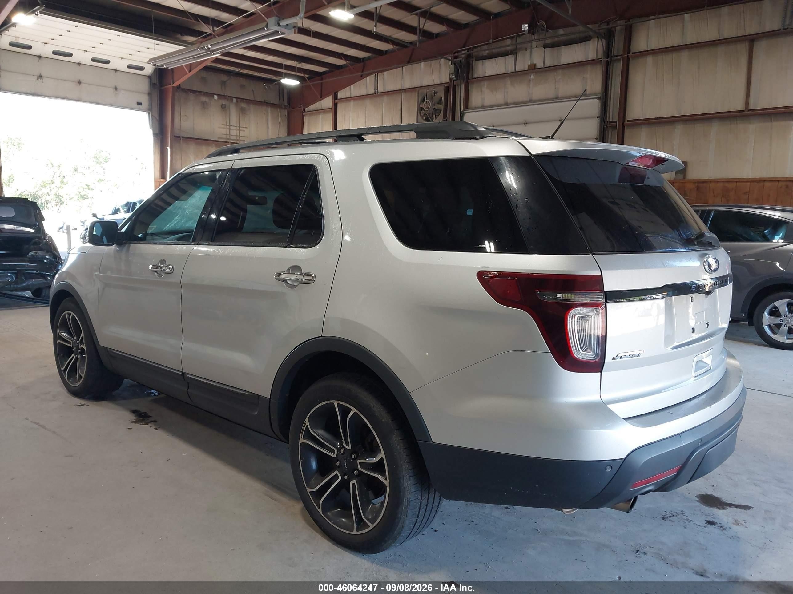 2013 Ford Explorer Sport Silver vin: 1FM5K8GT3DGC89284
