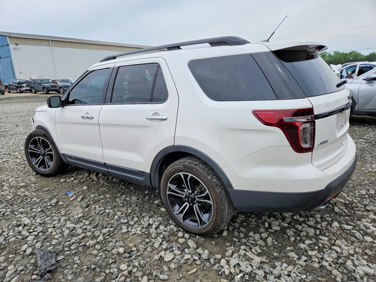 2014 Ford Explorer Sport White vin: 1FM5K8GT3EGA25872