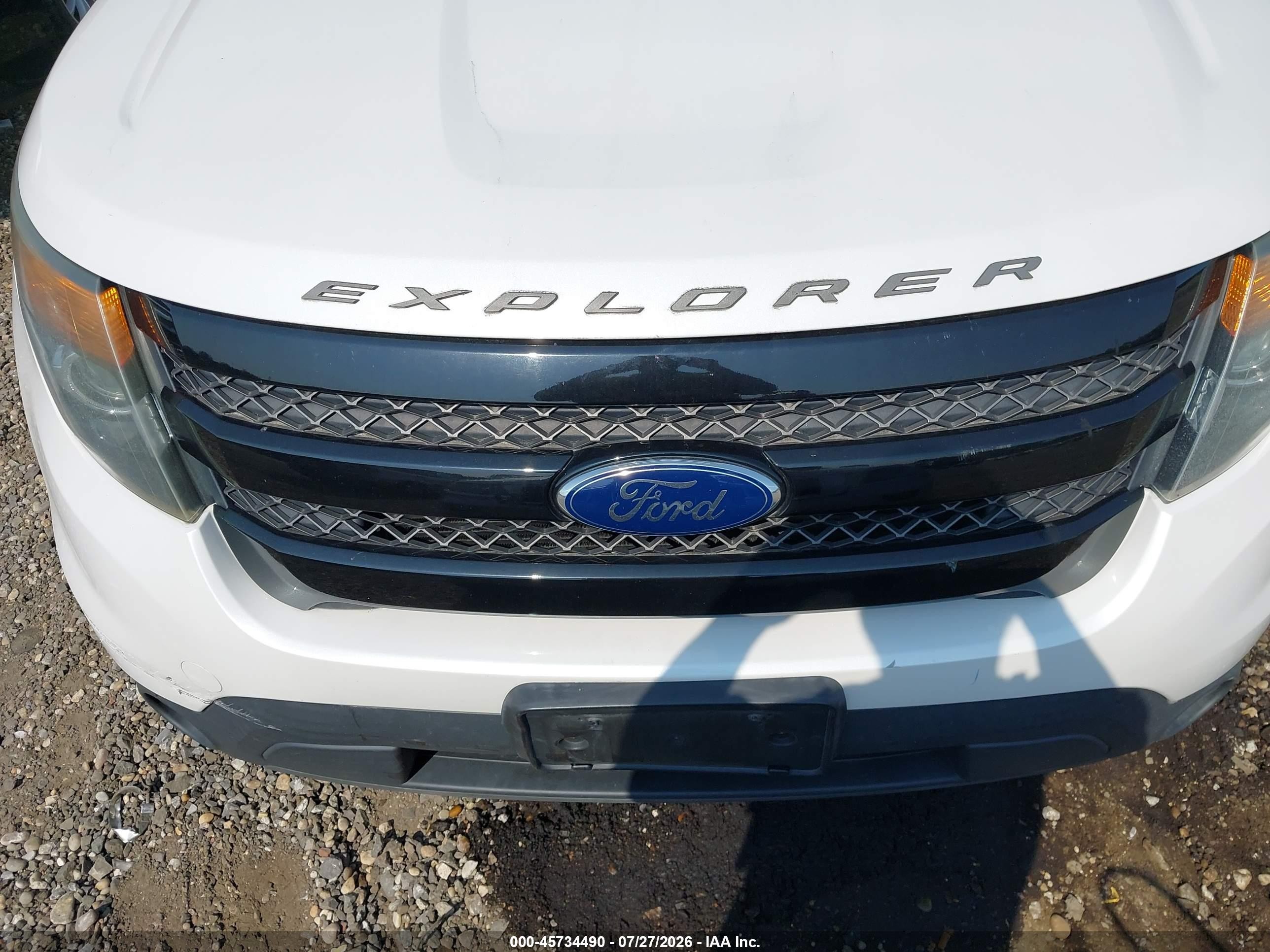 2014 Ford Explorer Sport Белый vin: 1FM5K8GT3EGC04574