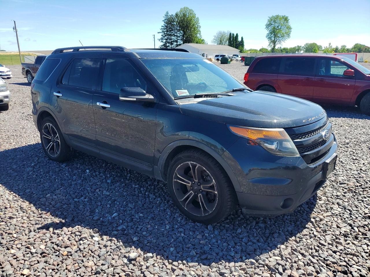 2014 Ford Explorer Sport Black vin: 1FM5K8GT3EGC11086