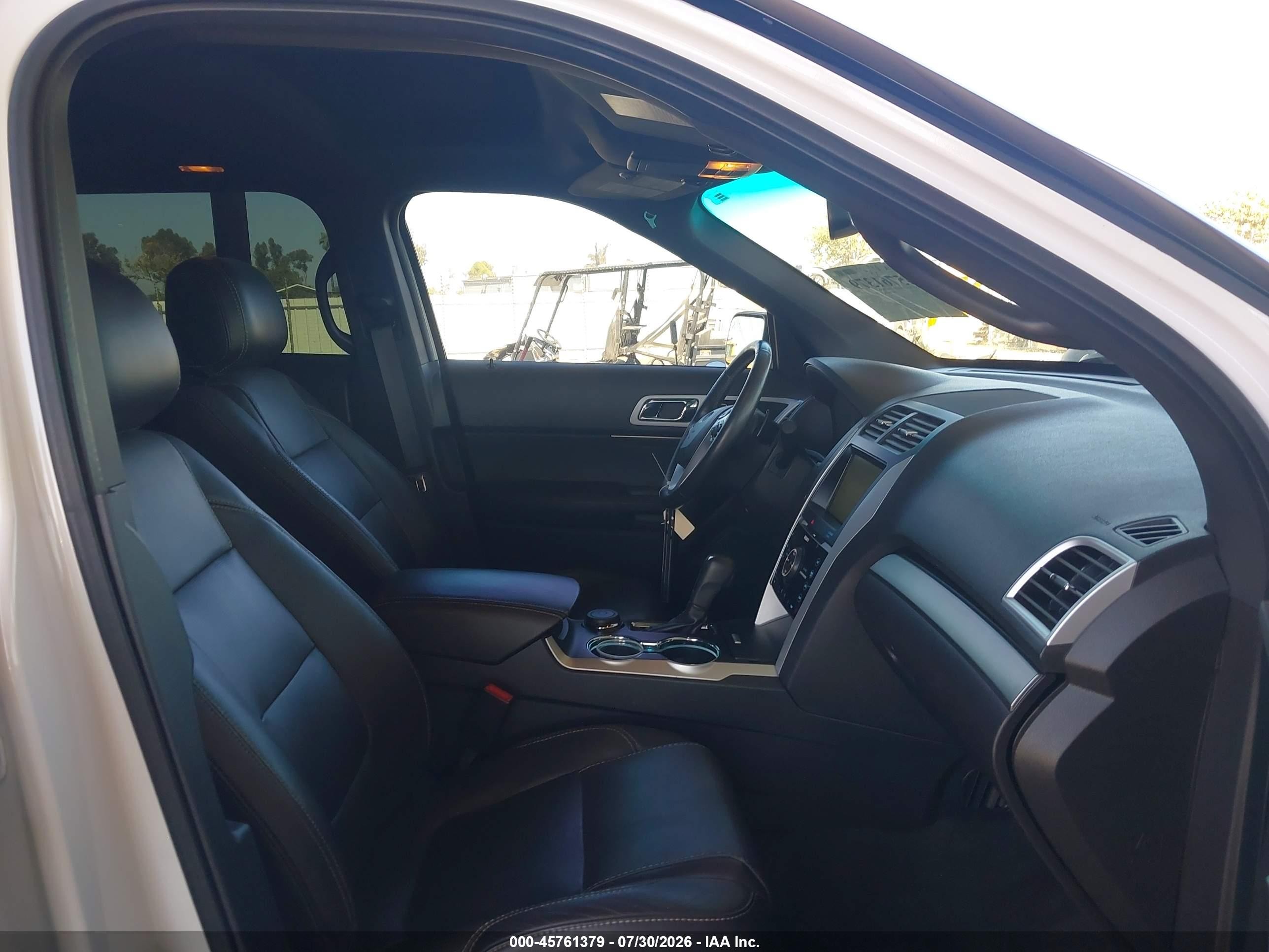 2015 Ford Explorer Sport White vin: 1FM5K8GT3FGA03775