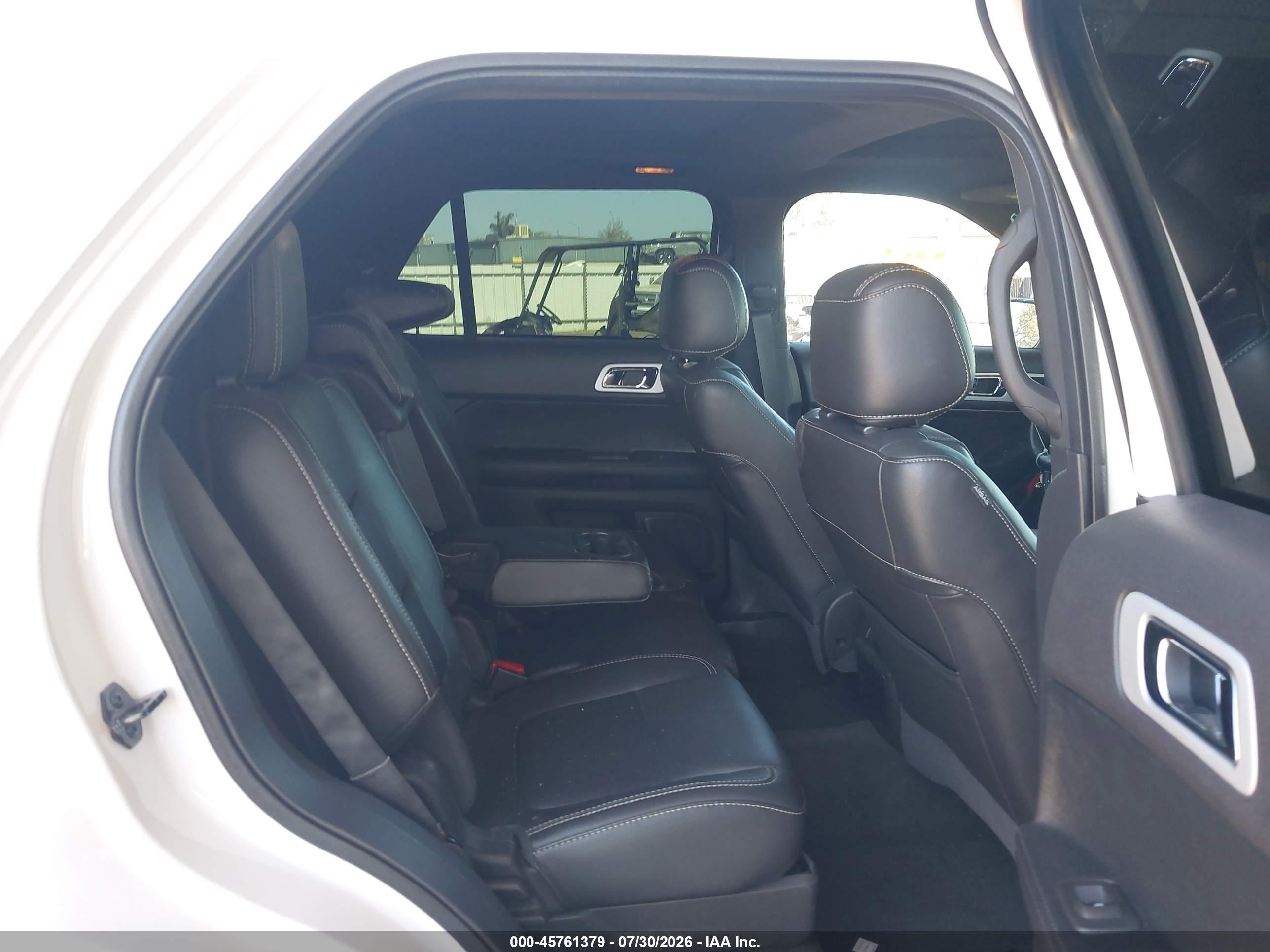 2015 Ford Explorer Sport White vin: 1FM5K8GT3FGA03775