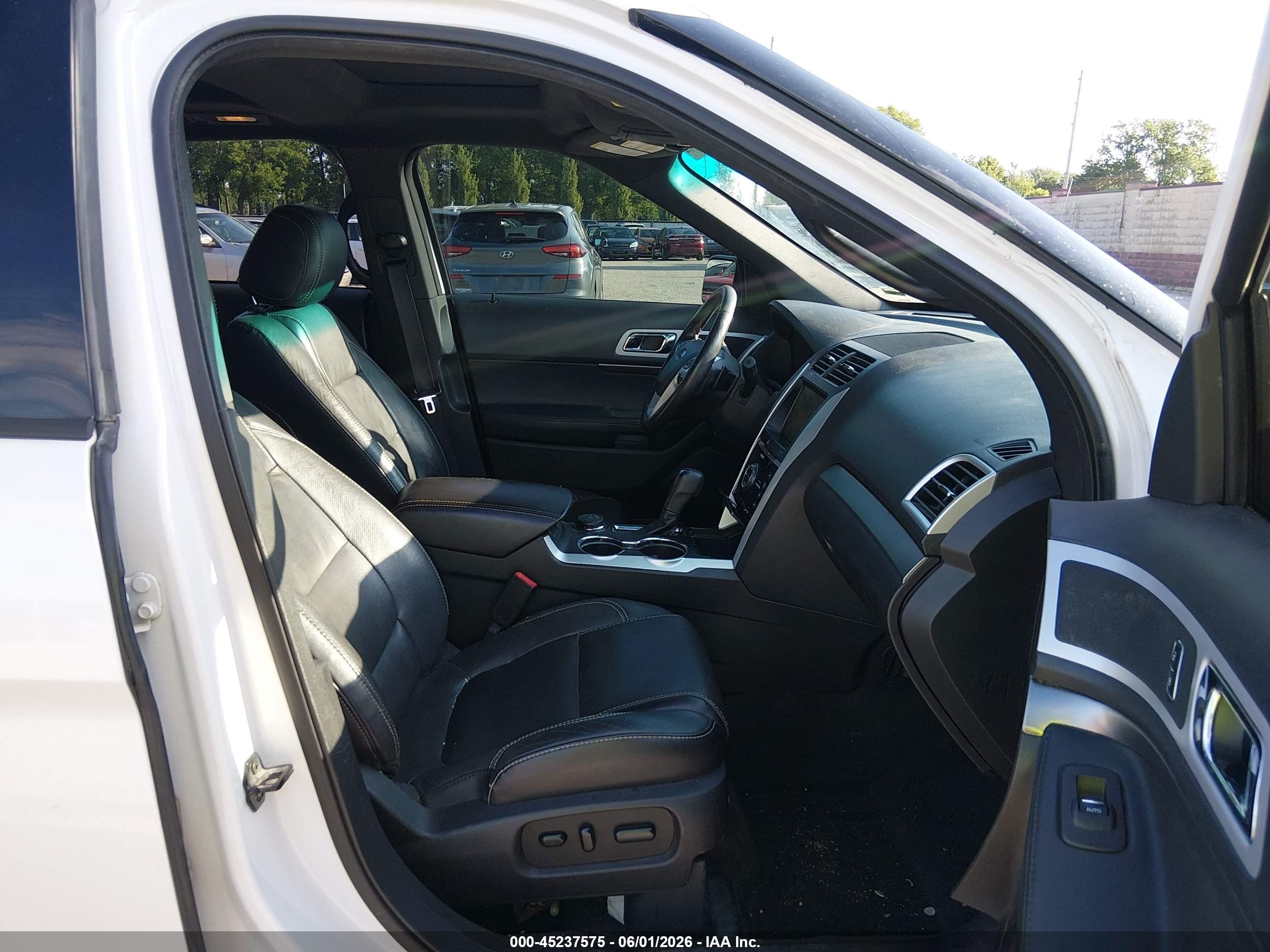 2015 Ford Explorer Sport White vin: 1FM5K8GT3FGA19586