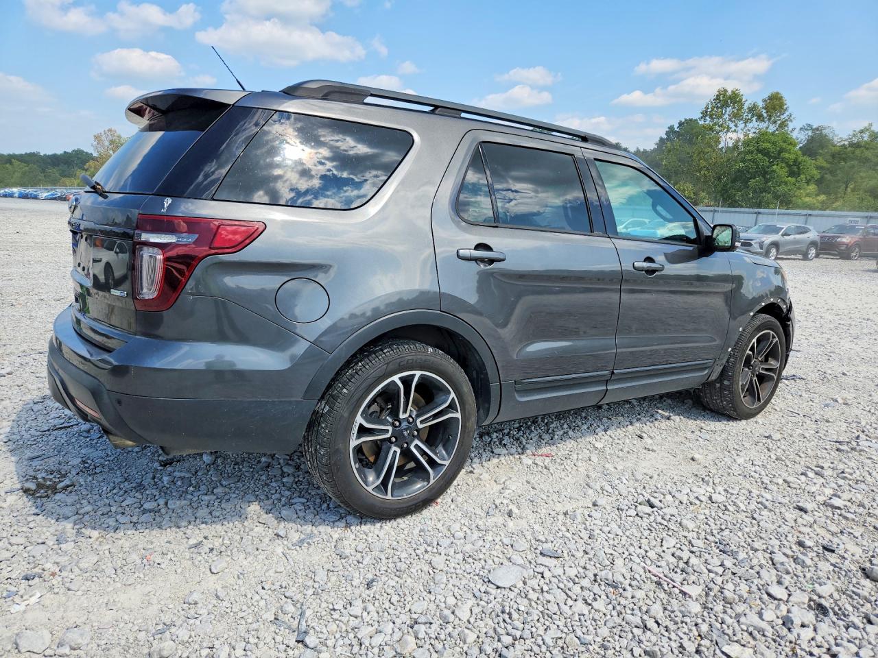 2015 Ford Explorer Sport Gray vin: 1FM5K8GT3FGA38106