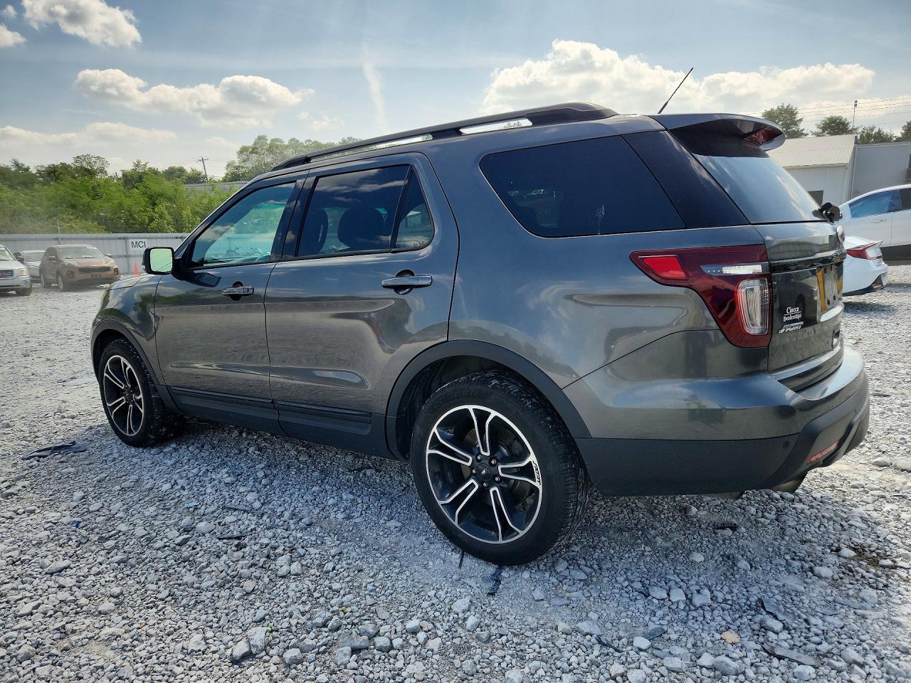 2015 Ford Explorer Sport Gray vin: 1FM5K8GT3FGA38106