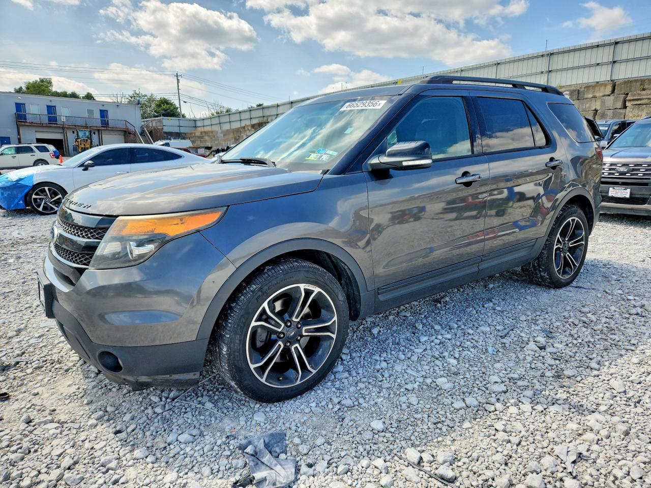 2015 Ford Explorer Sport Gray vin: 1FM5K8GT3FGA38106