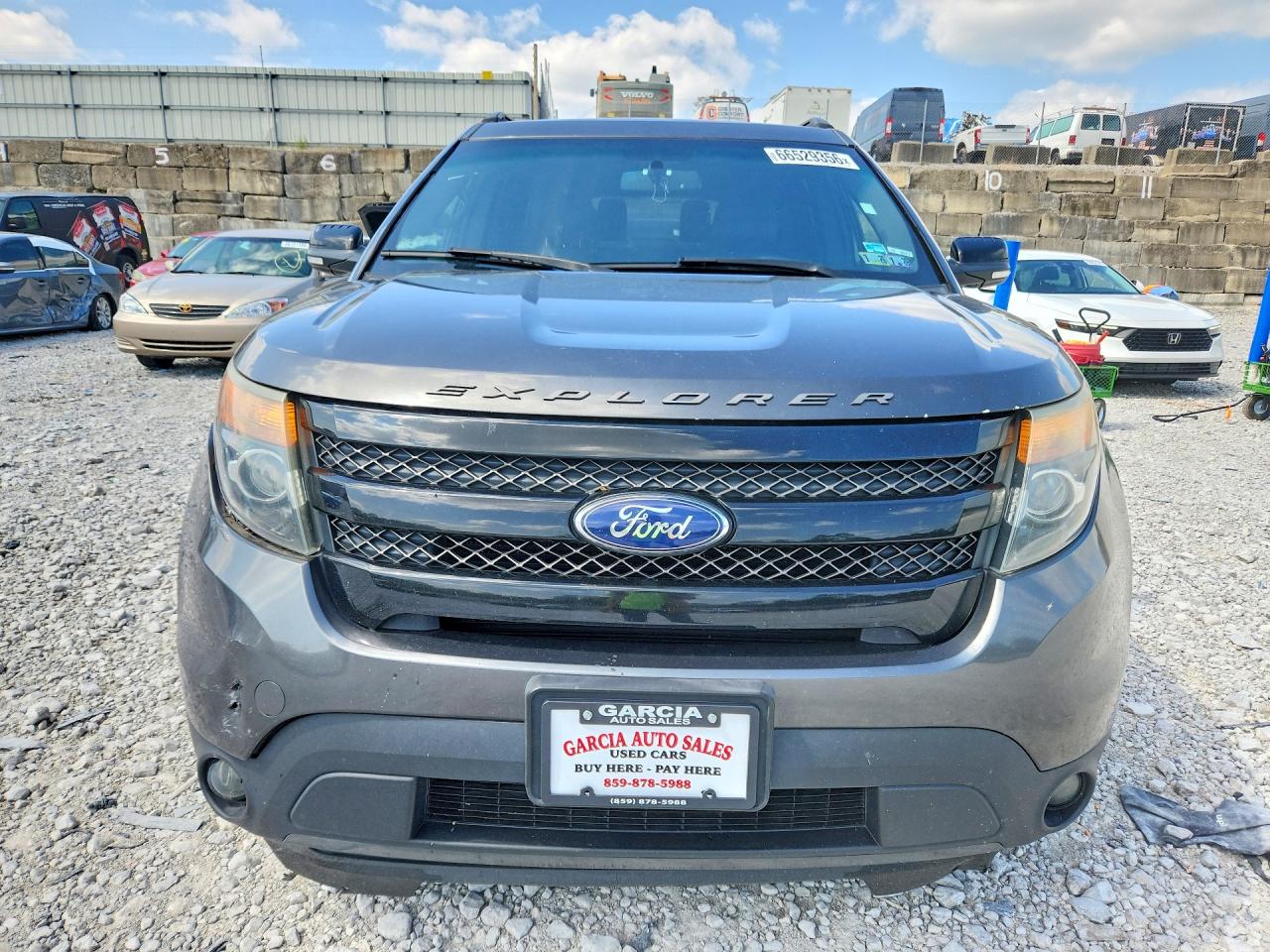 2015 Ford Explorer Sport Gray vin: 1FM5K8GT3FGA38106