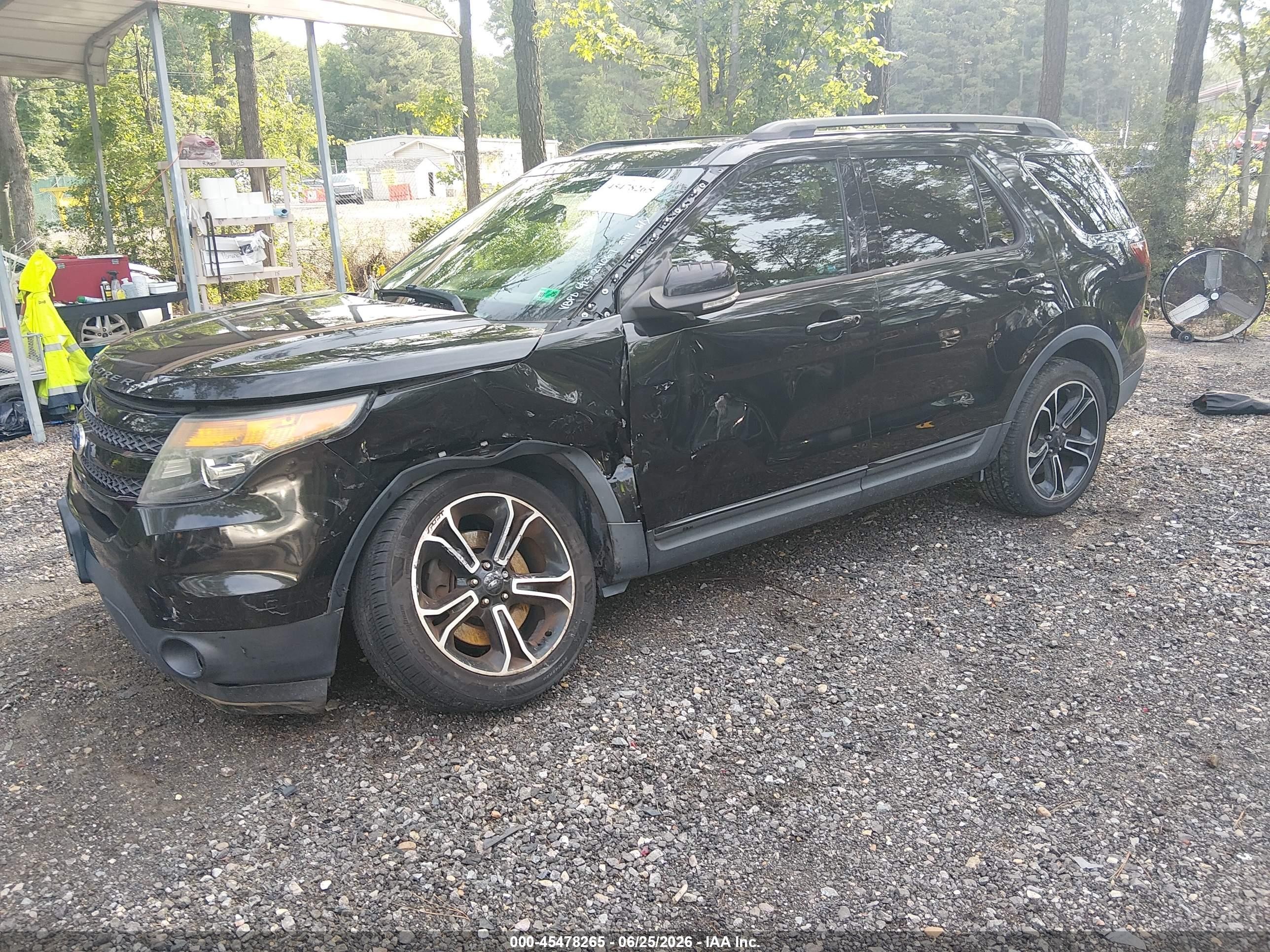 2015 Ford Explorer Sport Black vin: 1FM5K8GT3FGC16029