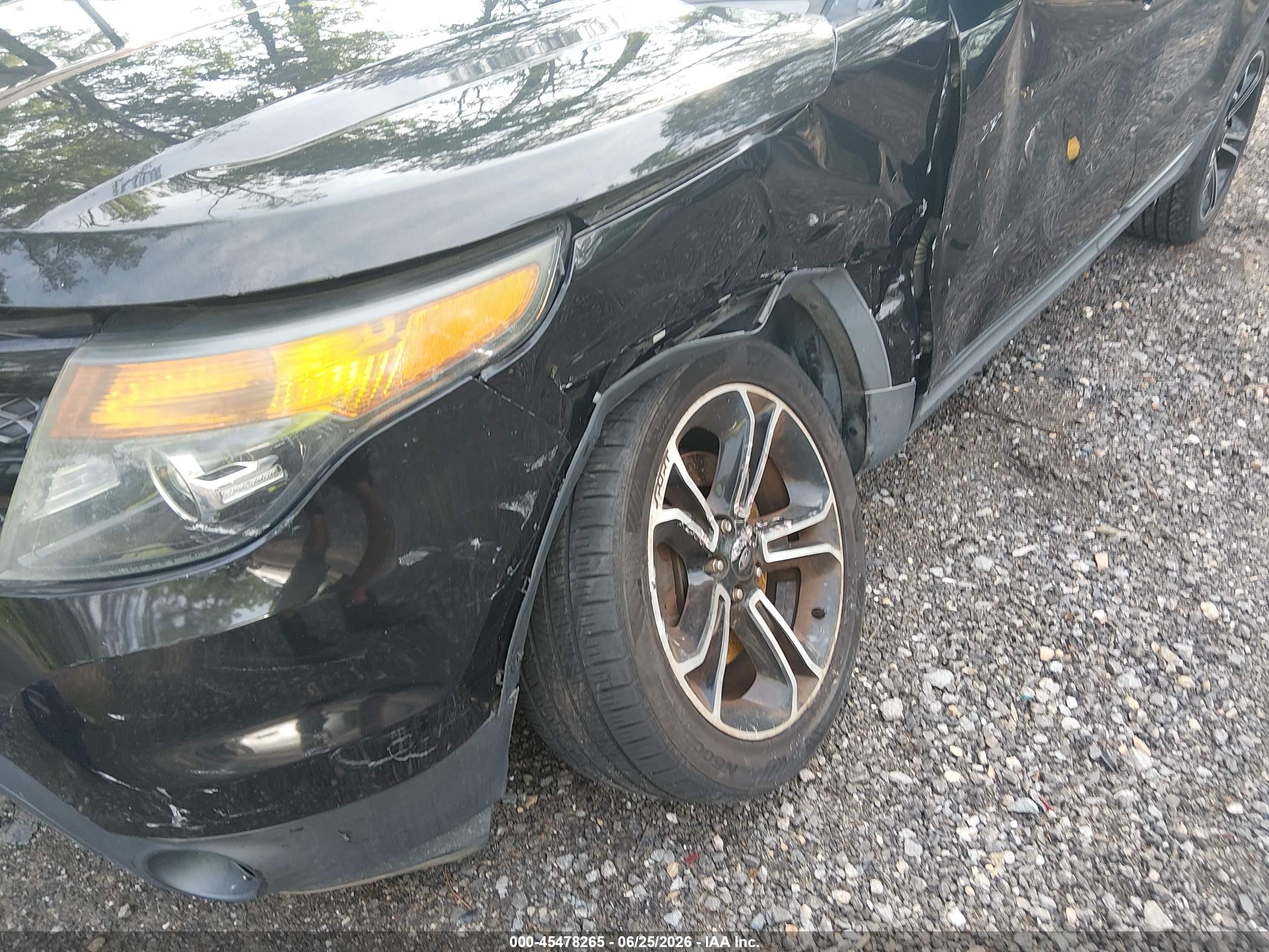 2015 Ford Explorer Sport Black vin: 1FM5K8GT3FGC16029