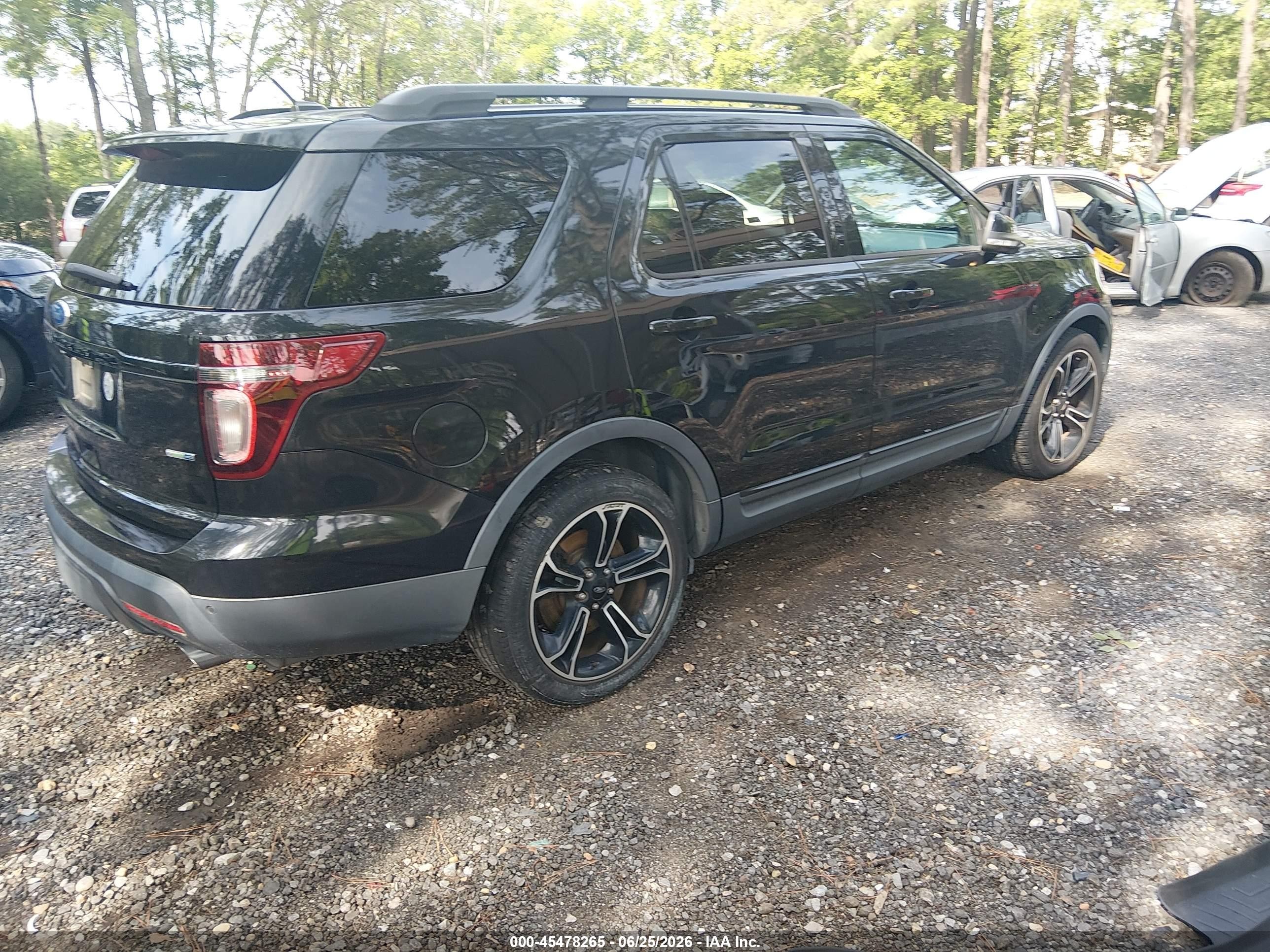 2015 Ford Explorer Sport Black vin: 1FM5K8GT3FGC16029