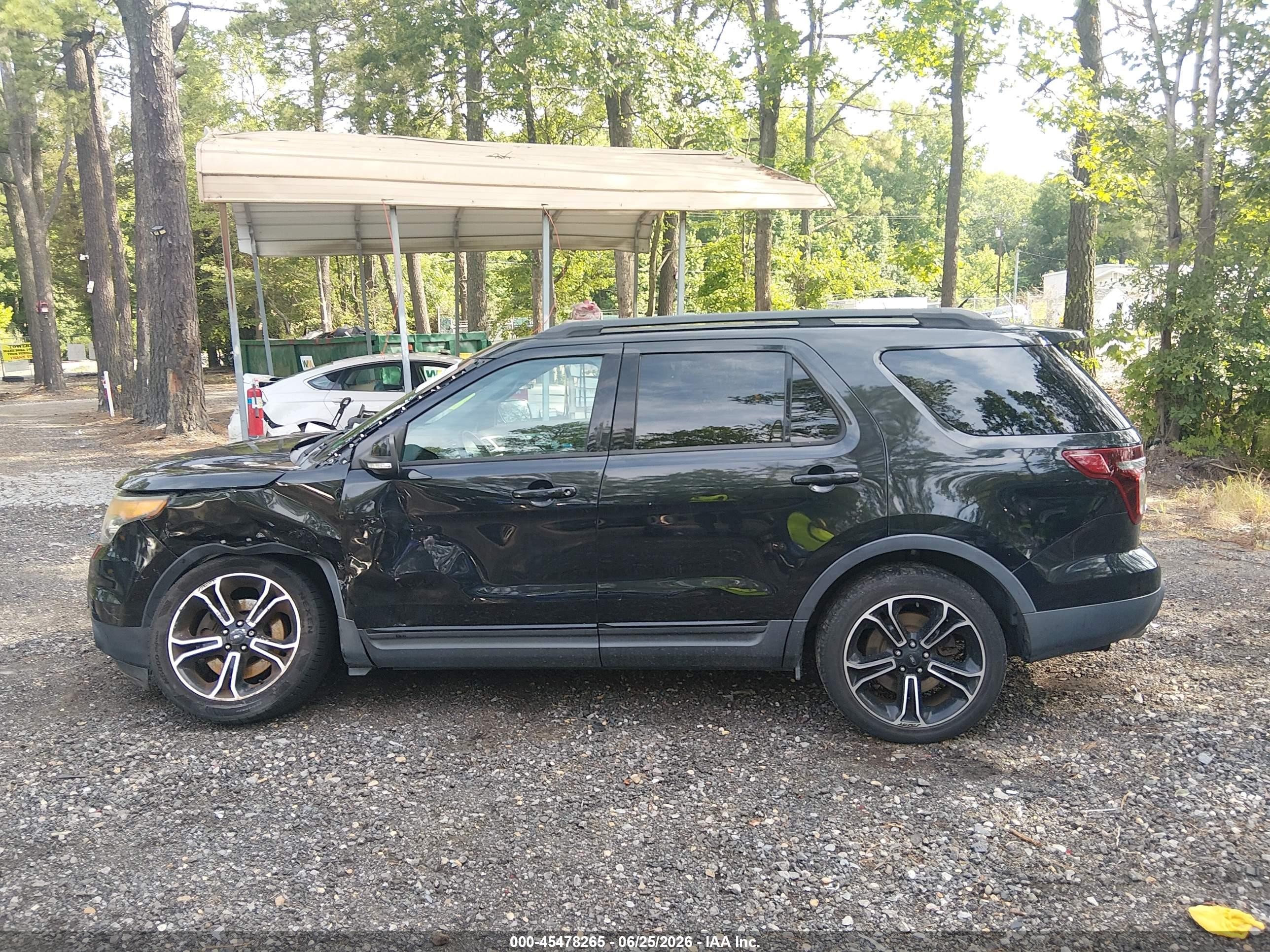 2015 Ford Explorer Sport Black vin: 1FM5K8GT3FGC16029