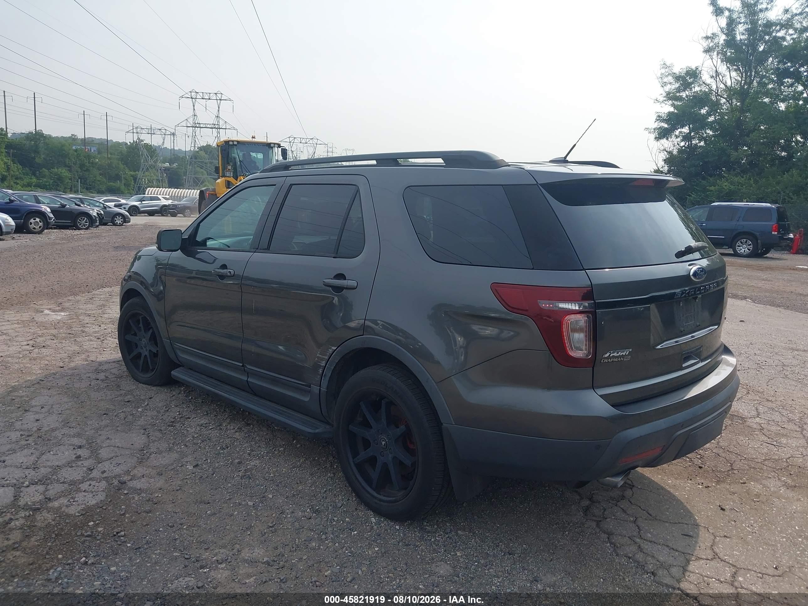 2015 Ford Explorer Sport Gray vin: 1FM5K8GT3FGC20971