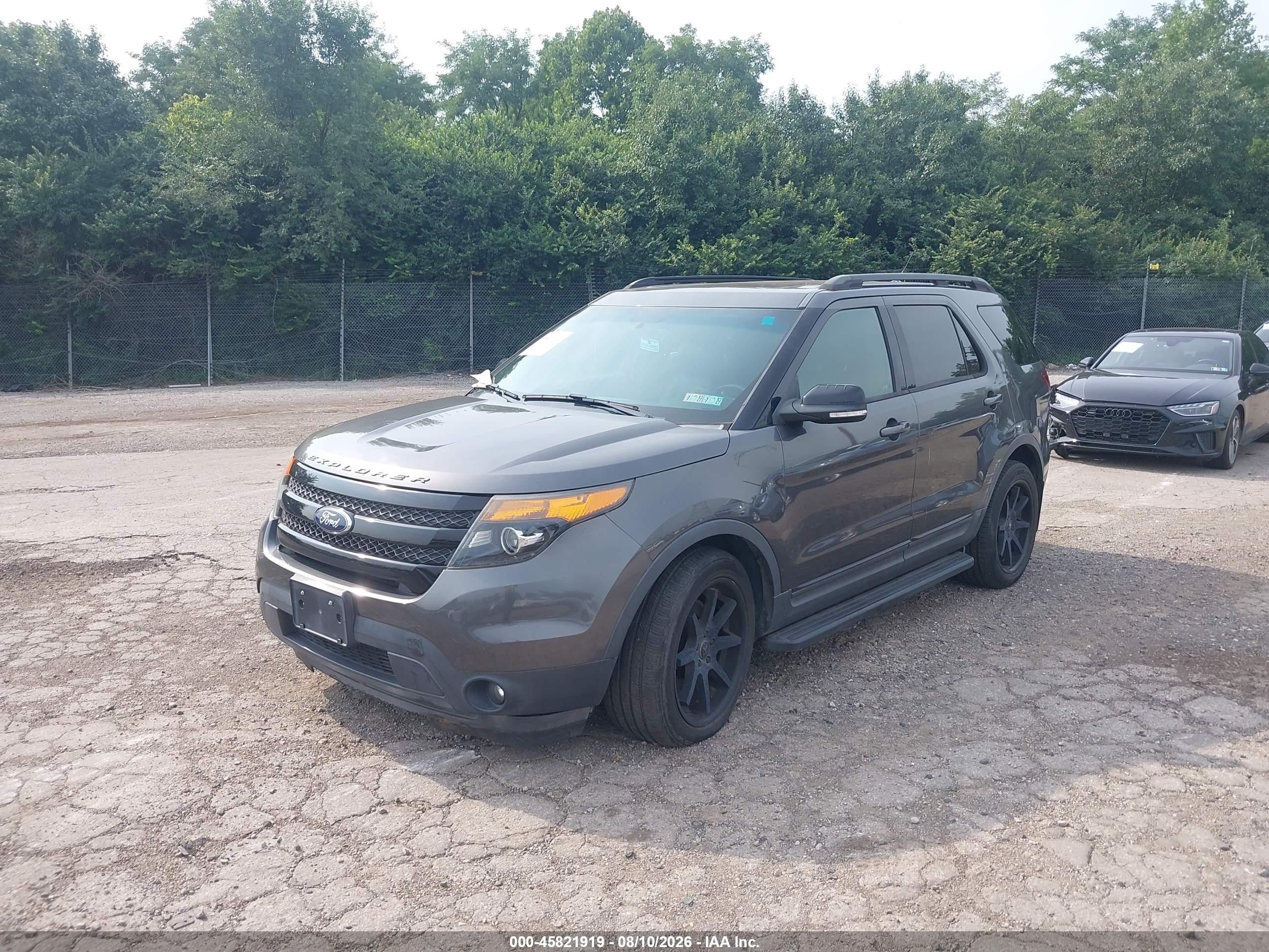 2015 Ford Explorer Sport Gray vin: 1FM5K8GT3FGC20971