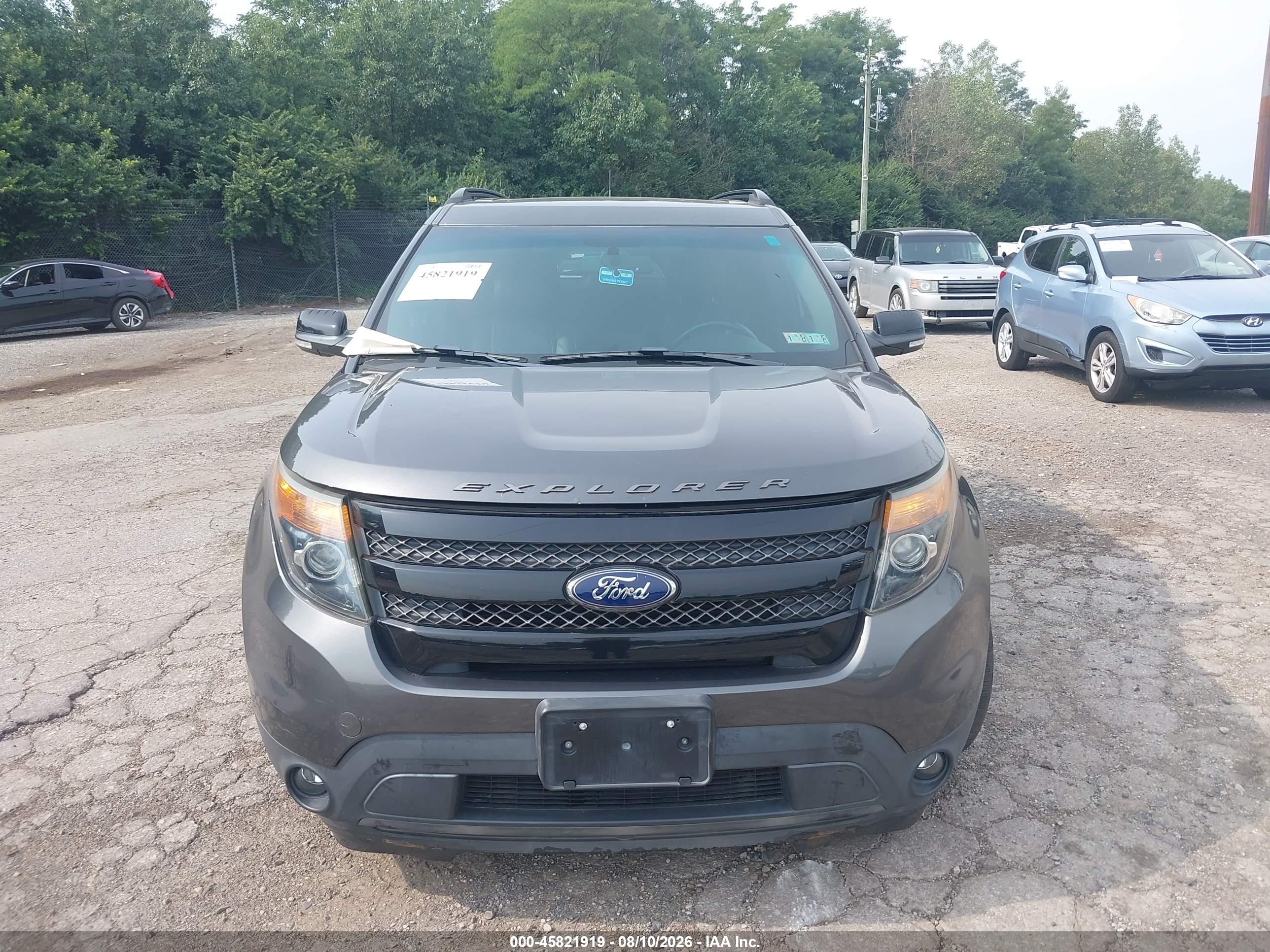 2015 Ford Explorer Sport Gray vin: 1FM5K8GT3FGC20971