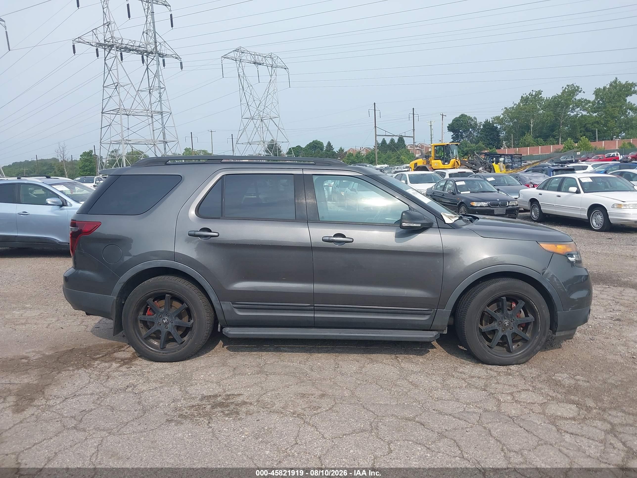 2015 Ford Explorer Sport Gray vin: 1FM5K8GT3FGC20971