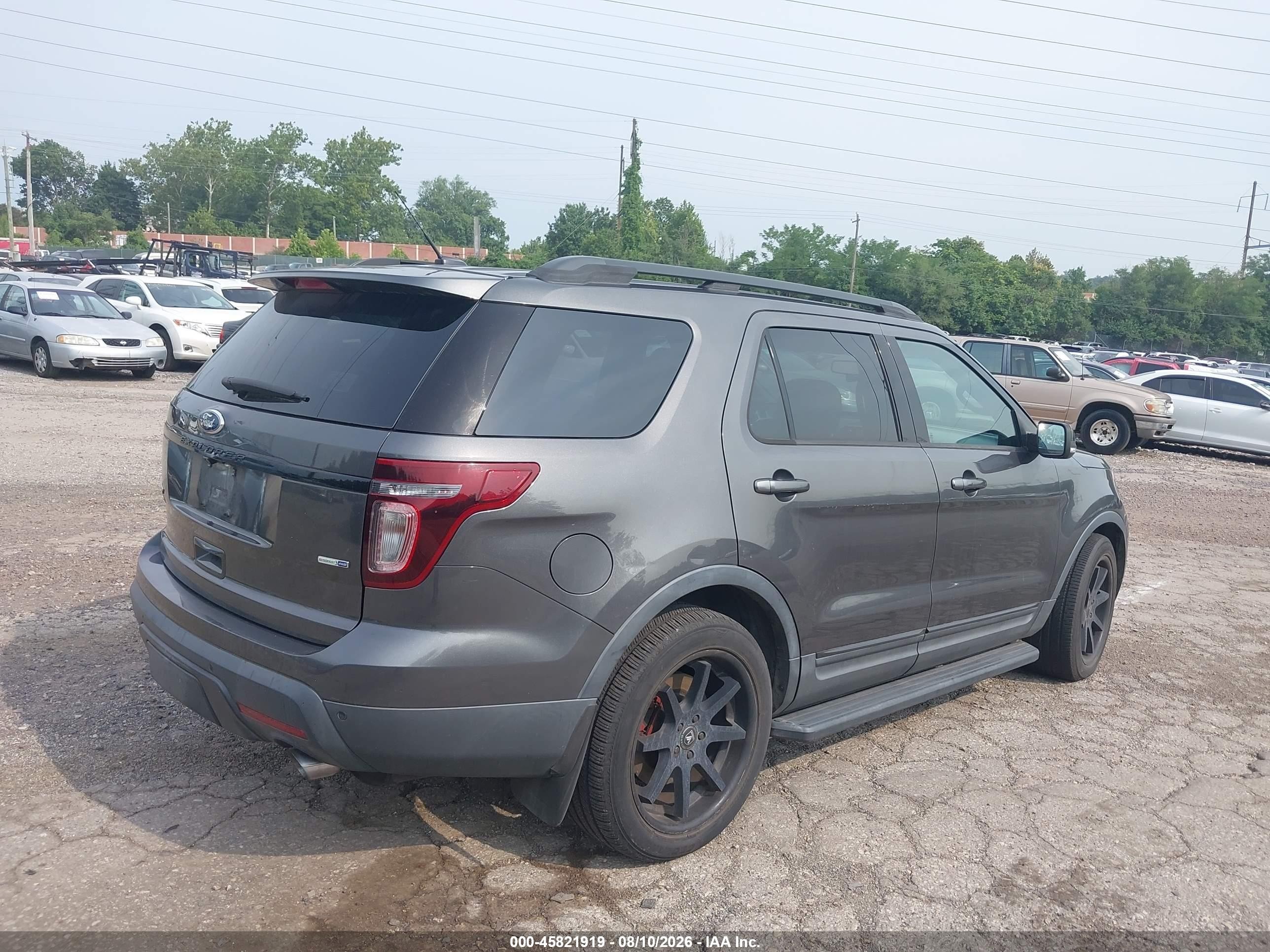 2015 Ford Explorer Sport Gray vin: 1FM5K8GT3FGC20971