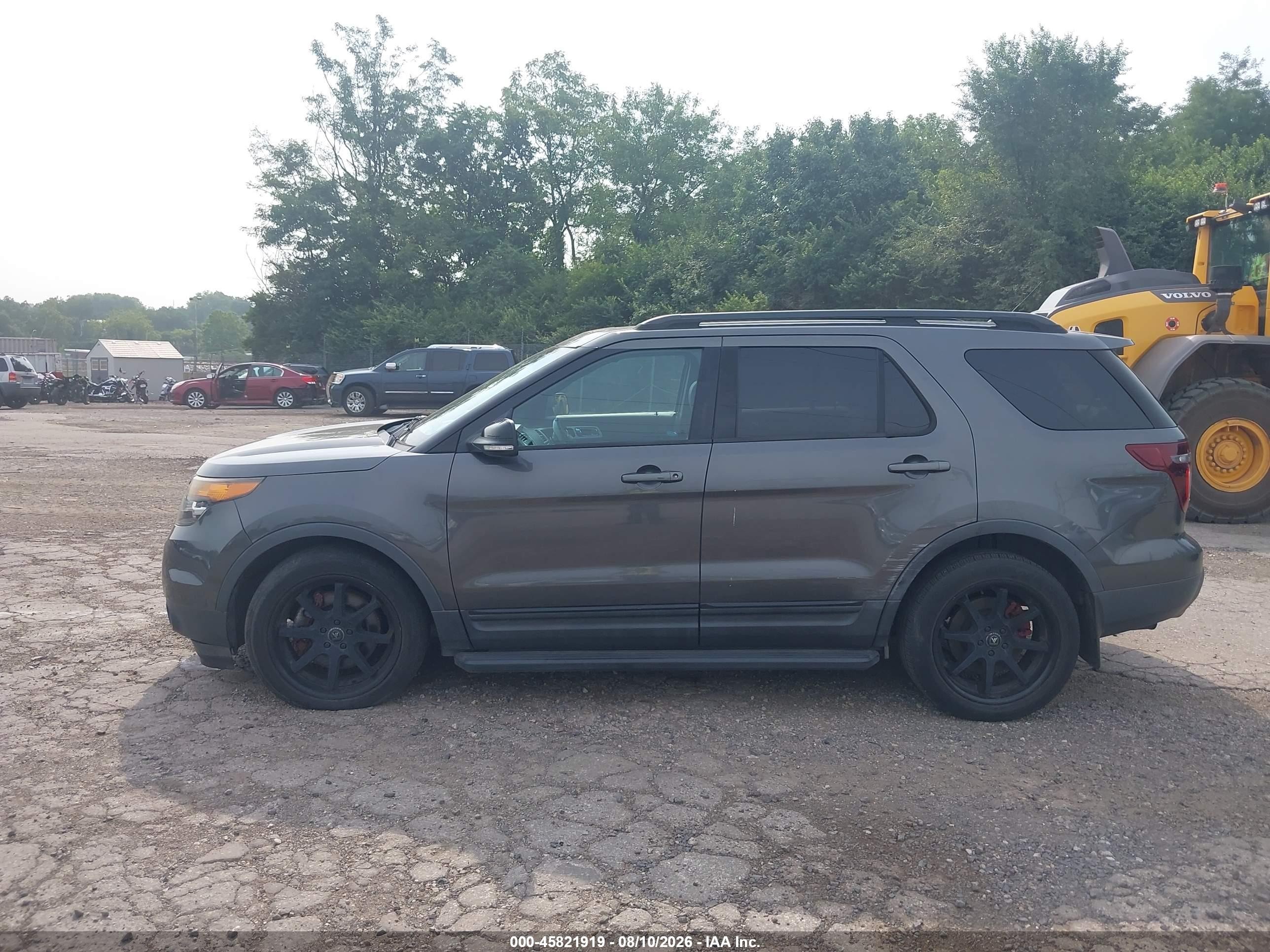 2015 Ford Explorer Sport Gray vin: 1FM5K8GT3FGC20971