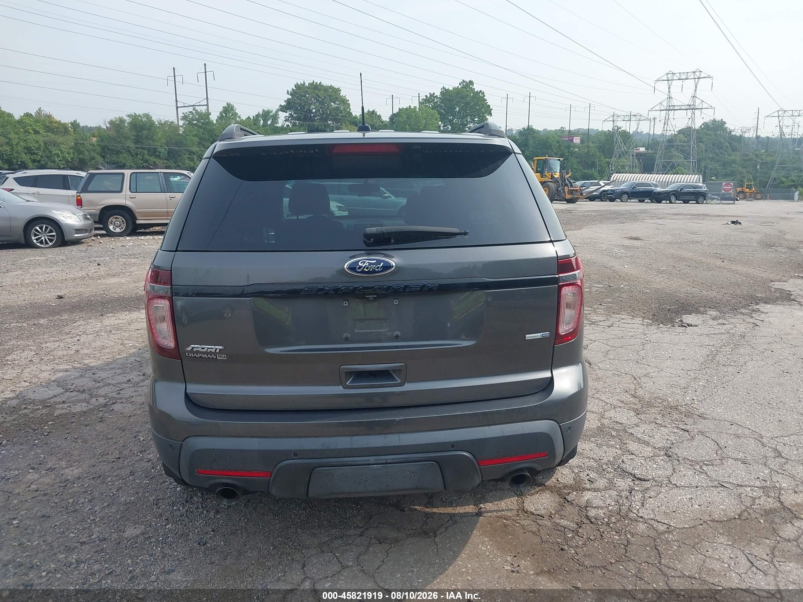 2015 Ford Explorer Sport Gray vin: 1FM5K8GT3FGC20971