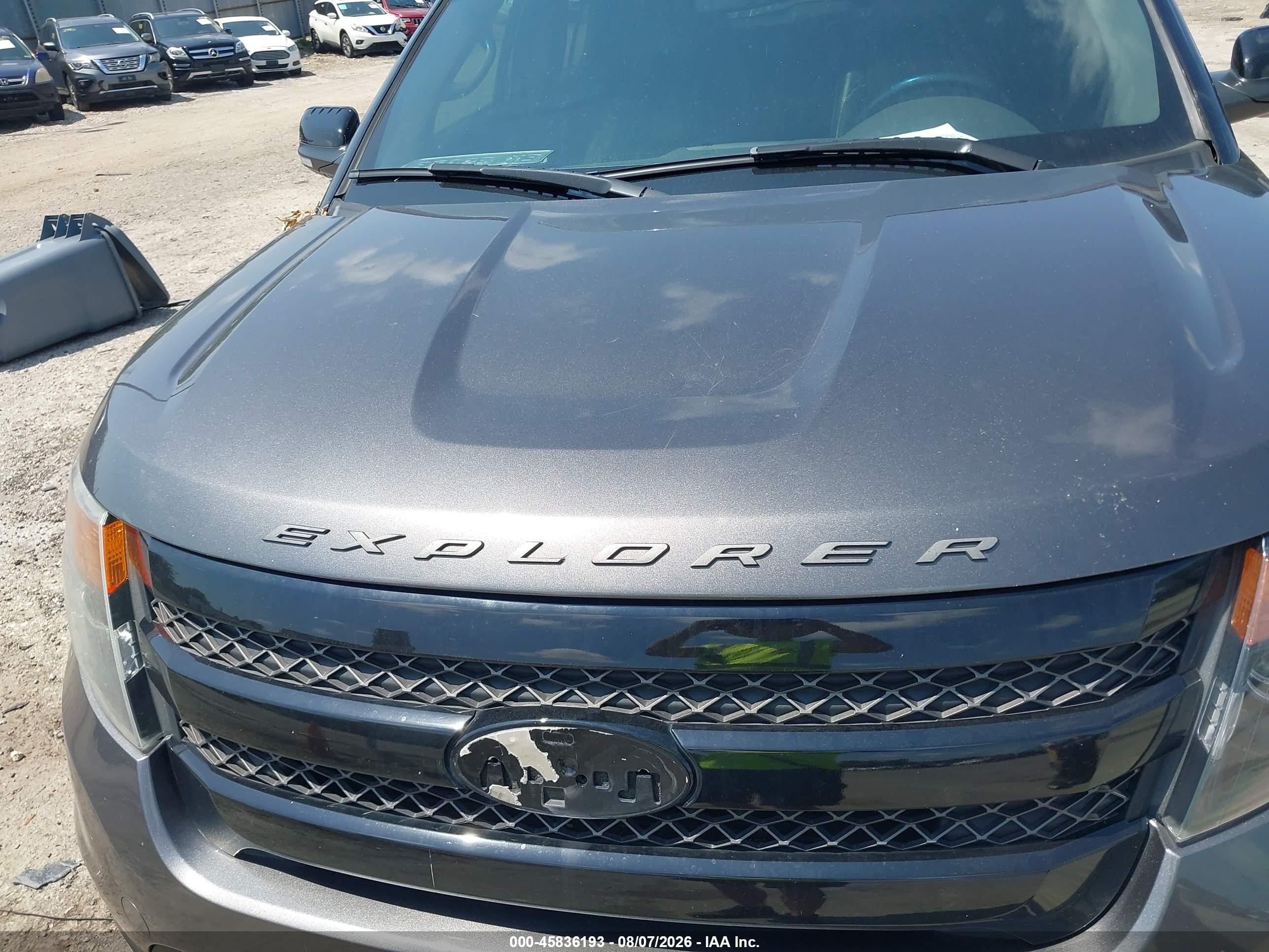 2015 Ford Explorer Sport Gray vin: 1FM5K8GT3FGC23787