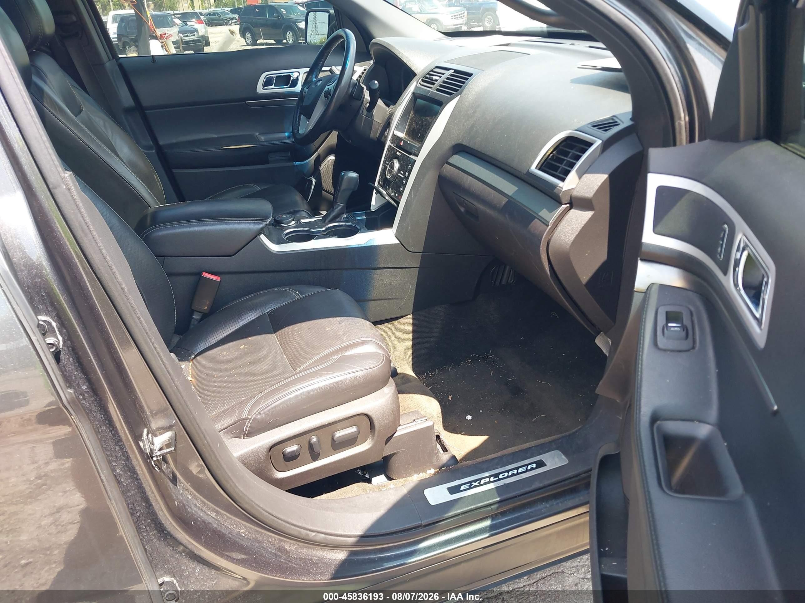 2015 Ford Explorer Sport Gray vin: 1FM5K8GT3FGC23787