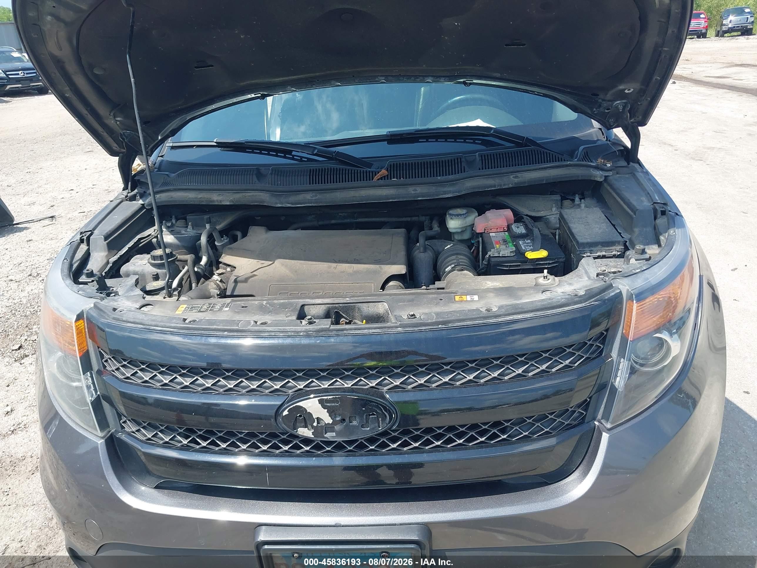 2015 Ford Explorer Sport Gray vin: 1FM5K8GT3FGC23787