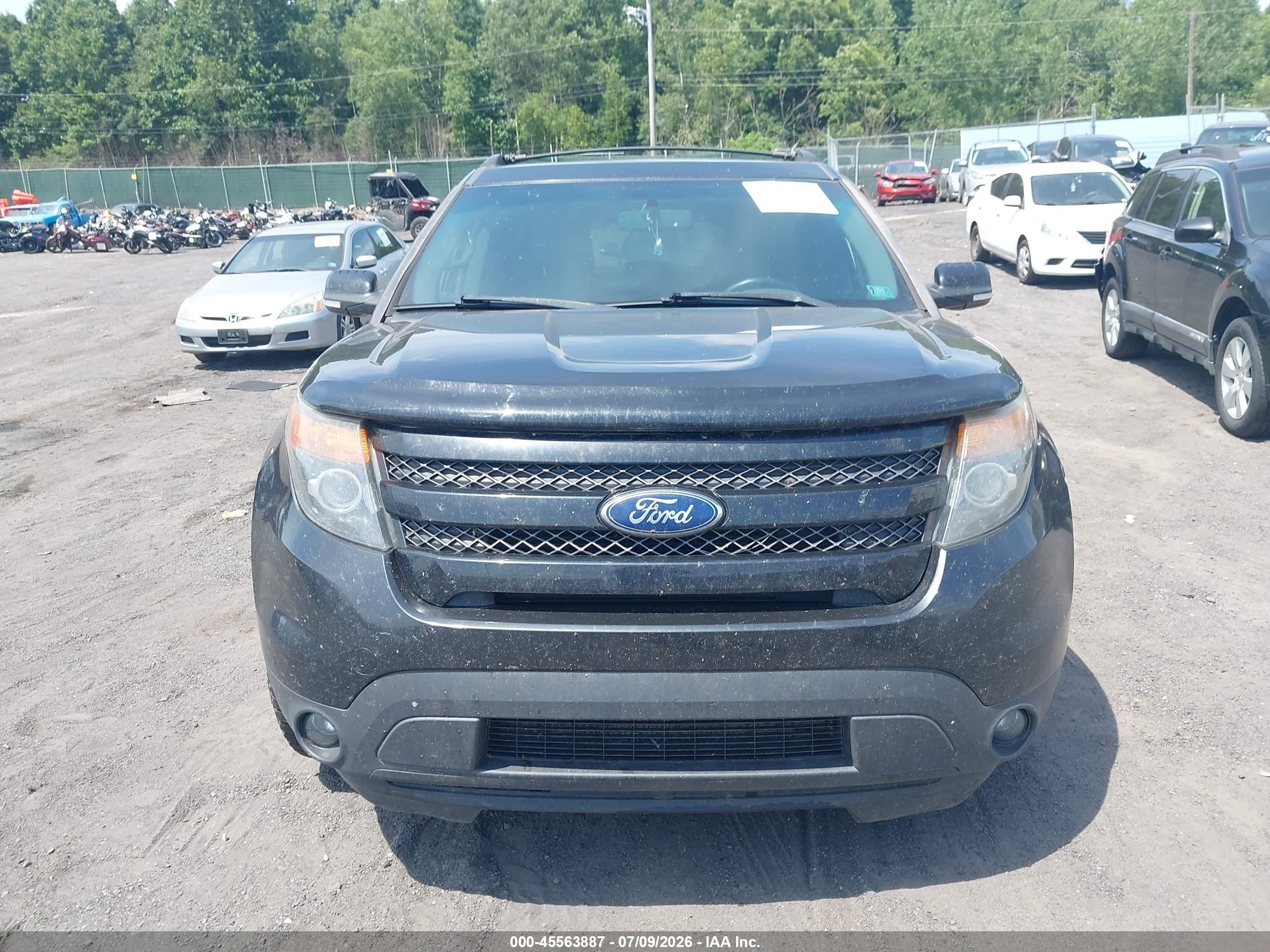 2015 Ford Explorer Sport Black vin: 1FM5K8GT3FGC56353