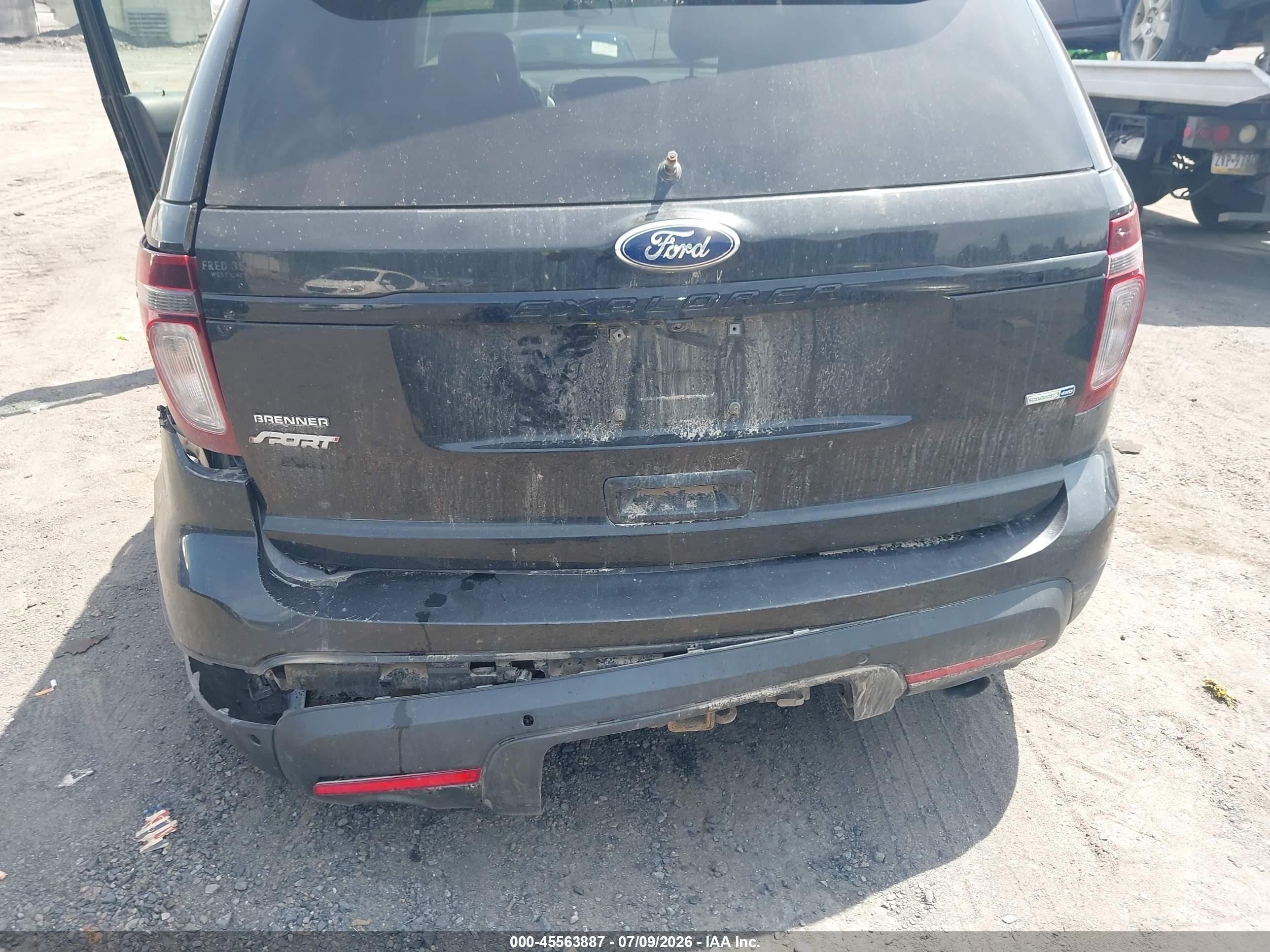 2015 Ford Explorer Sport Black vin: 1FM5K8GT3FGC56353