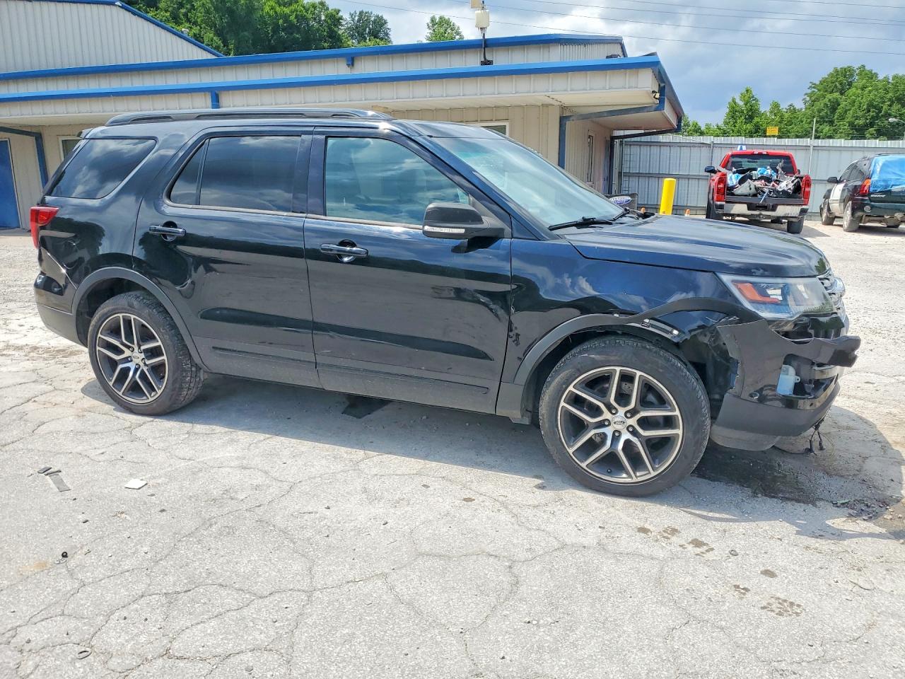 2016 Ford Explorer Sport Black vin: 1FM5K8GT3GGC23726