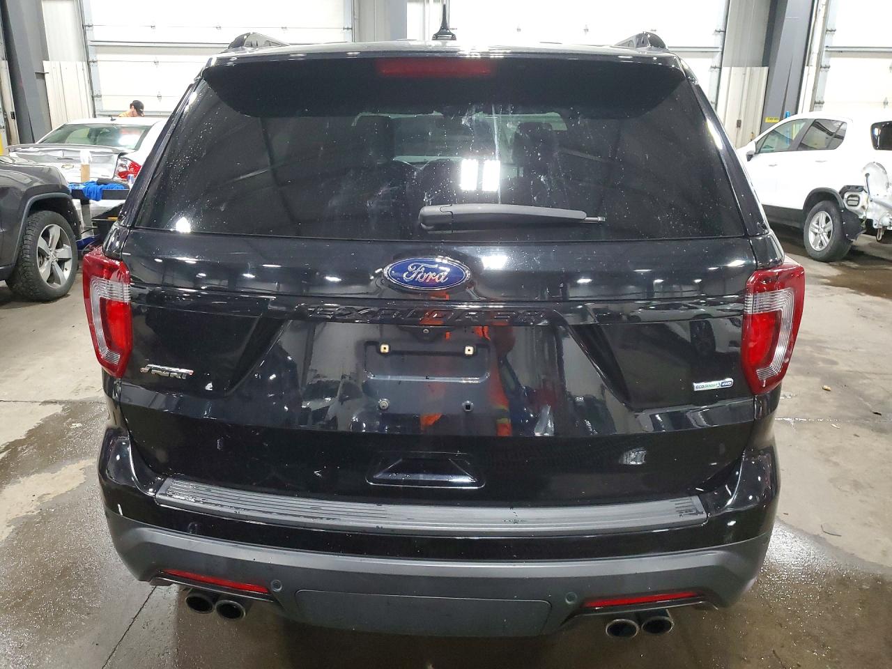 2019 Ford Explorer Sport Black vin: 1FM5K8GT3KGA72671