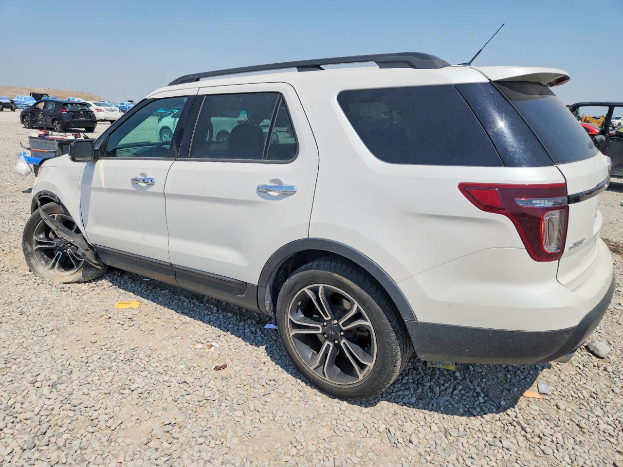 2013 Ford Explorer Sport Белый vin: 1FM5K8GT4DGC70212